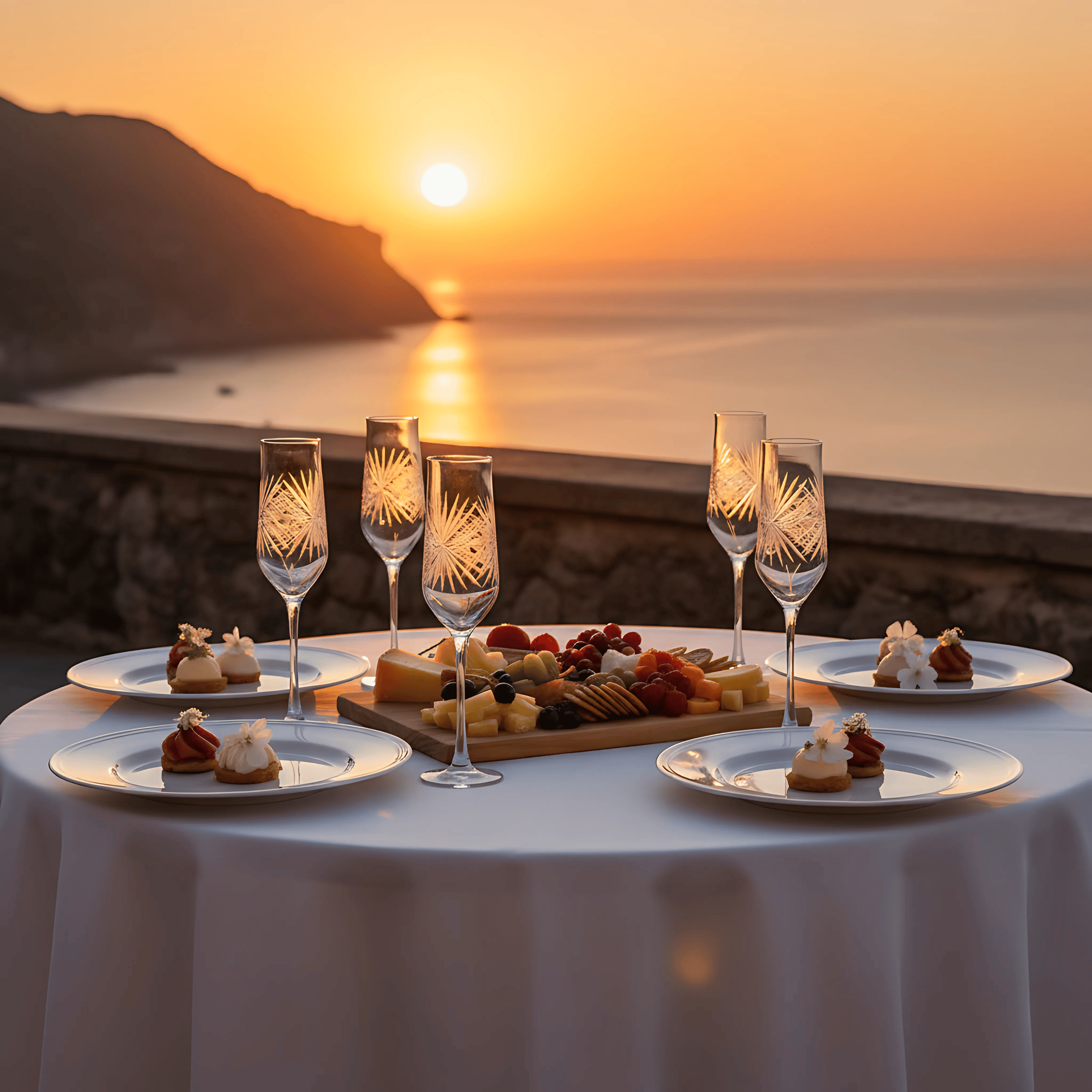 Éclat Champagne Flute - Set Of 2 - Margerie Crystal USA