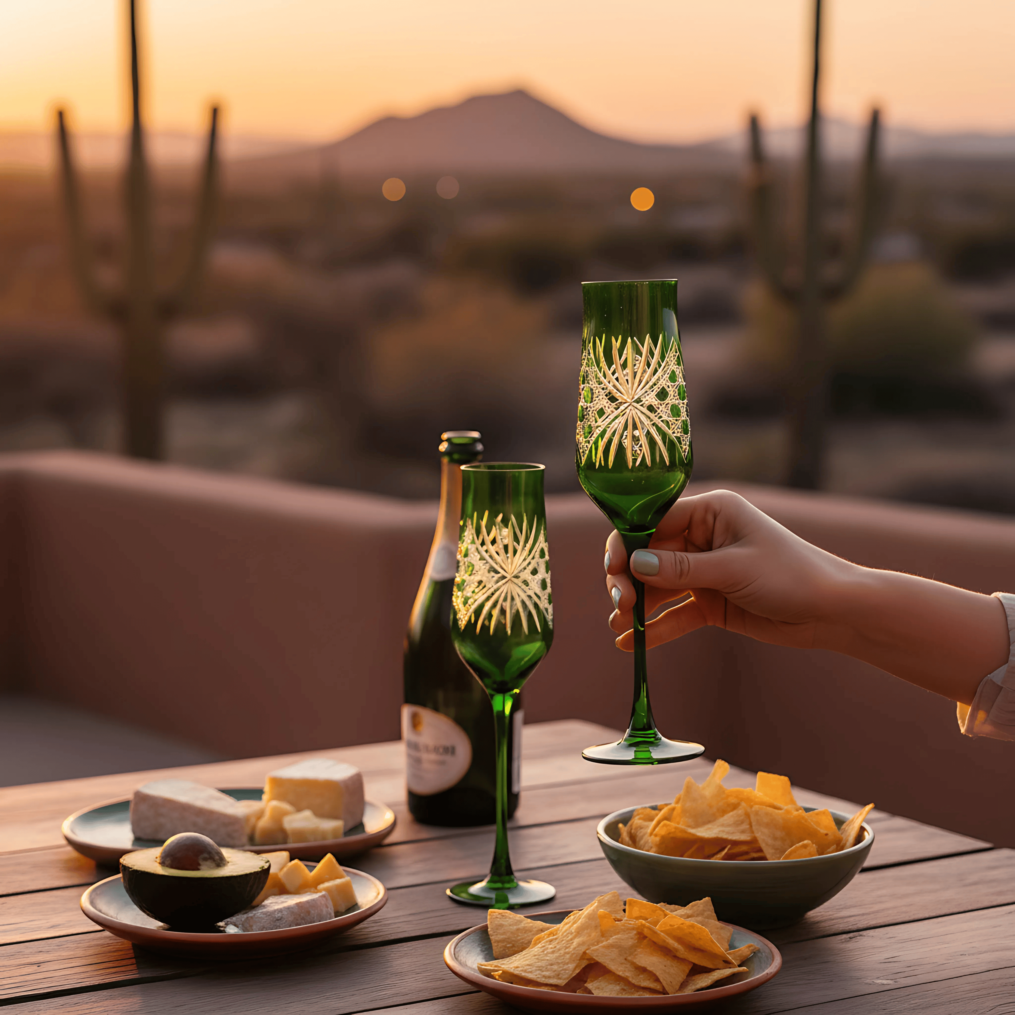 Éclat Champagne Flute - Set Of 2 - Margerie Crystal USA