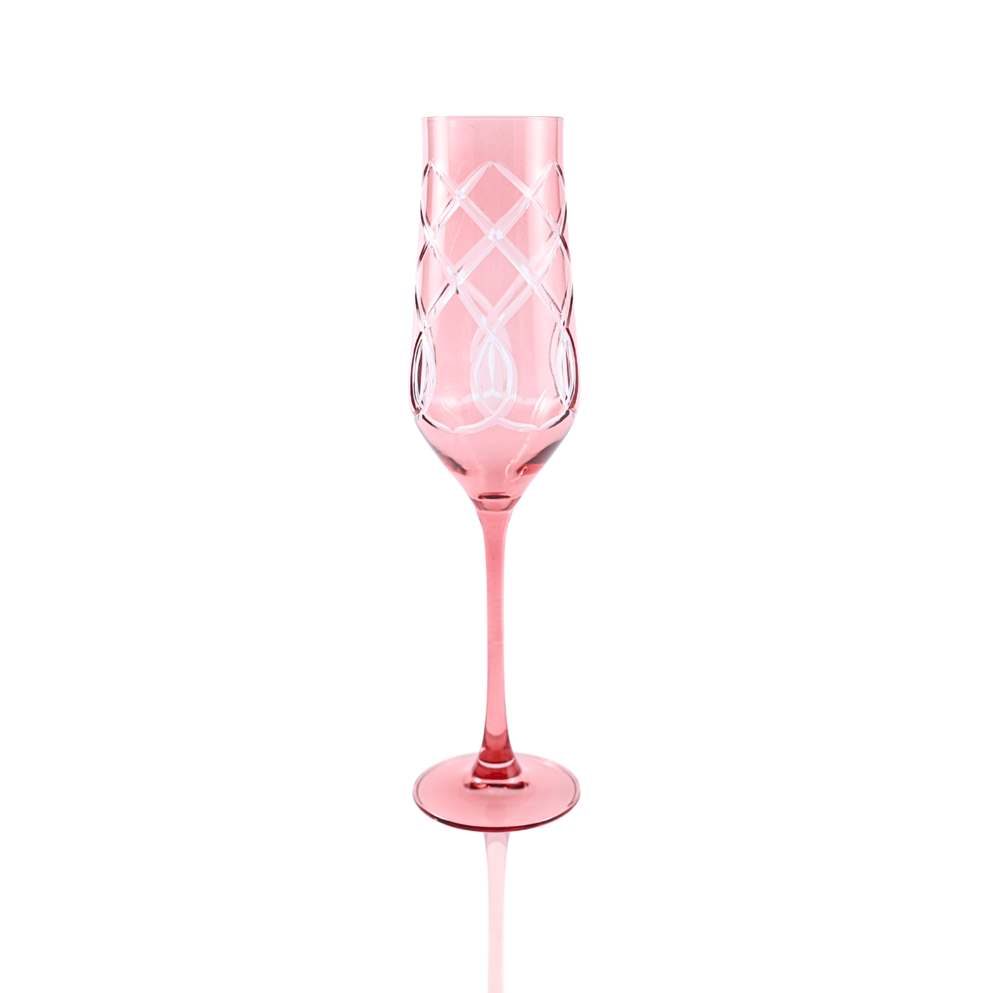 Heritage Champagne Flute - Set Of 2 - Margerie Crystal USA