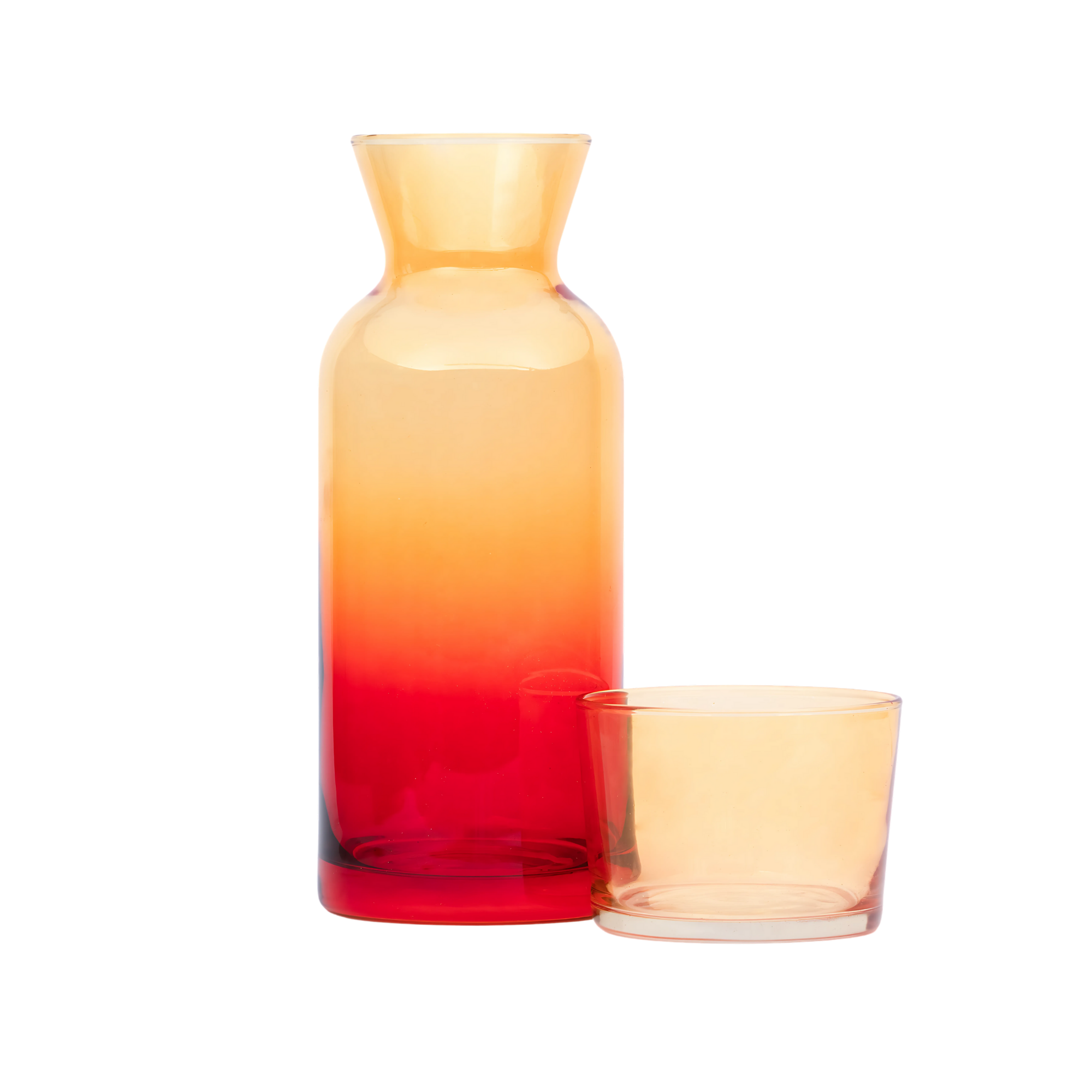 Colored Bedside Carafe - Margerie Crystal USA
