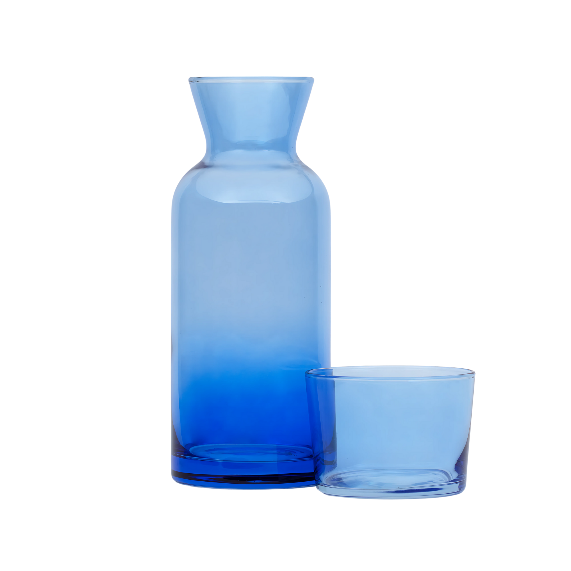 Colored Bedside Carafe - Margerie Crystal USA