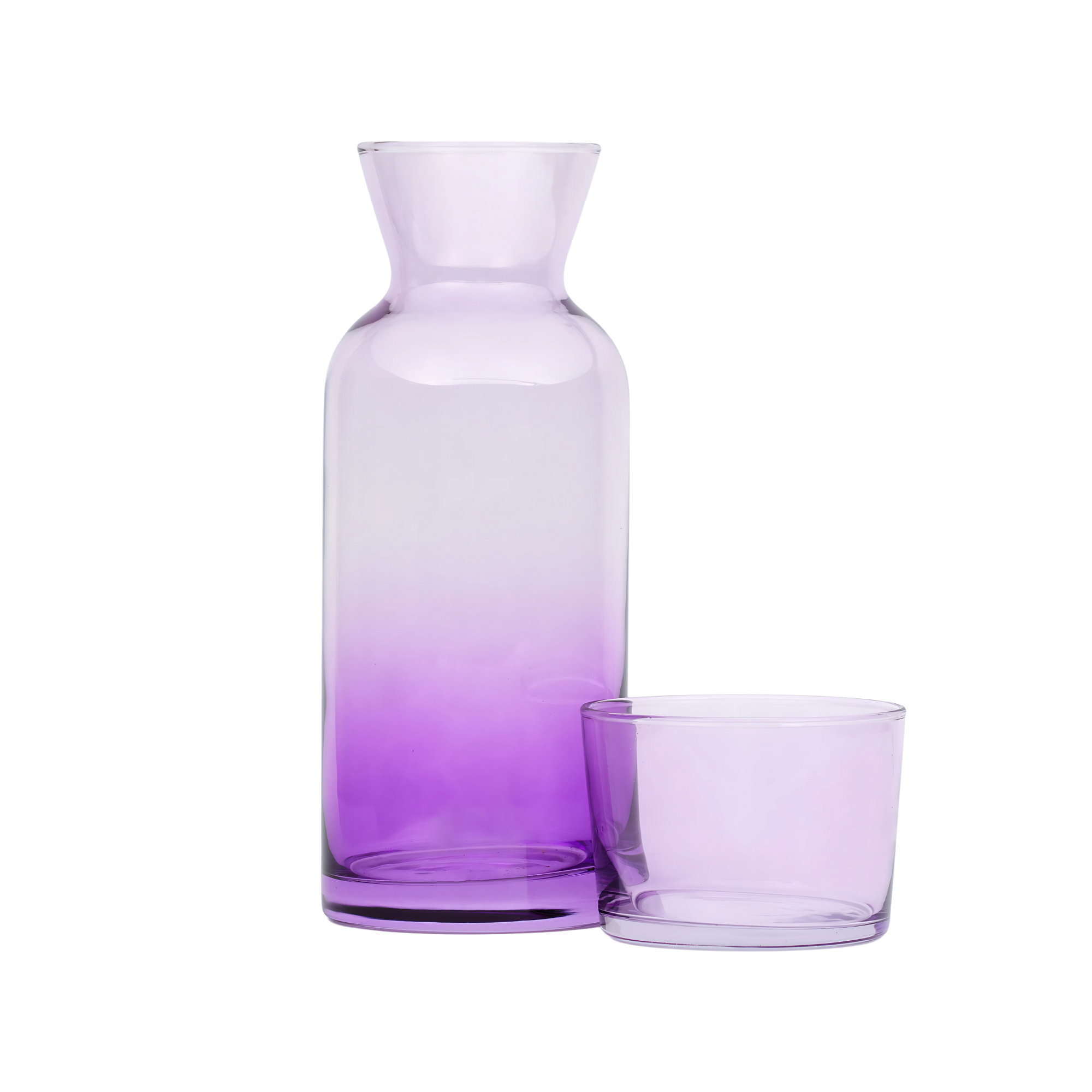 Colored Bedside Carafe - Margerie Crystal USA