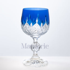 Aria Cut Crystal Wine Goblet
