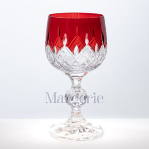 Aria Cut Crystal Wine Goblet