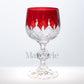 Aria Cut Crystal Wine Goblet