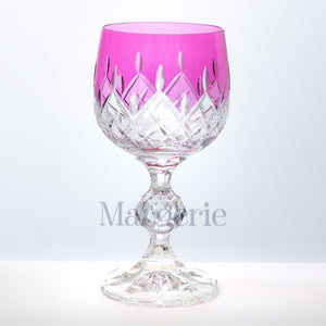 Aria Cut Crystal Wine Goblet