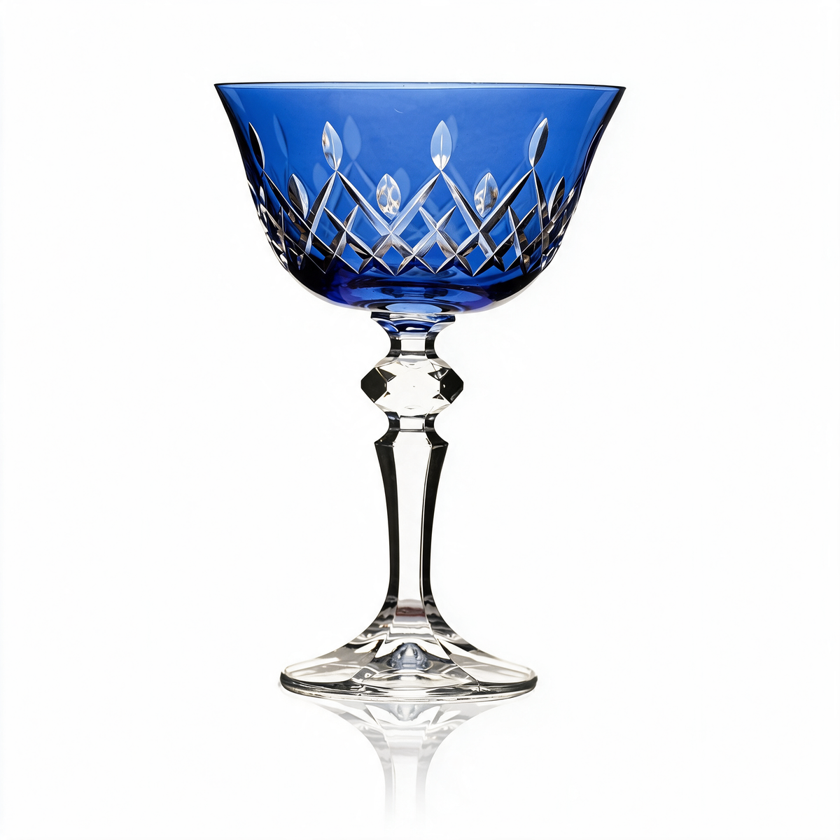 Coupe à champagne en cristallin taillé Aria