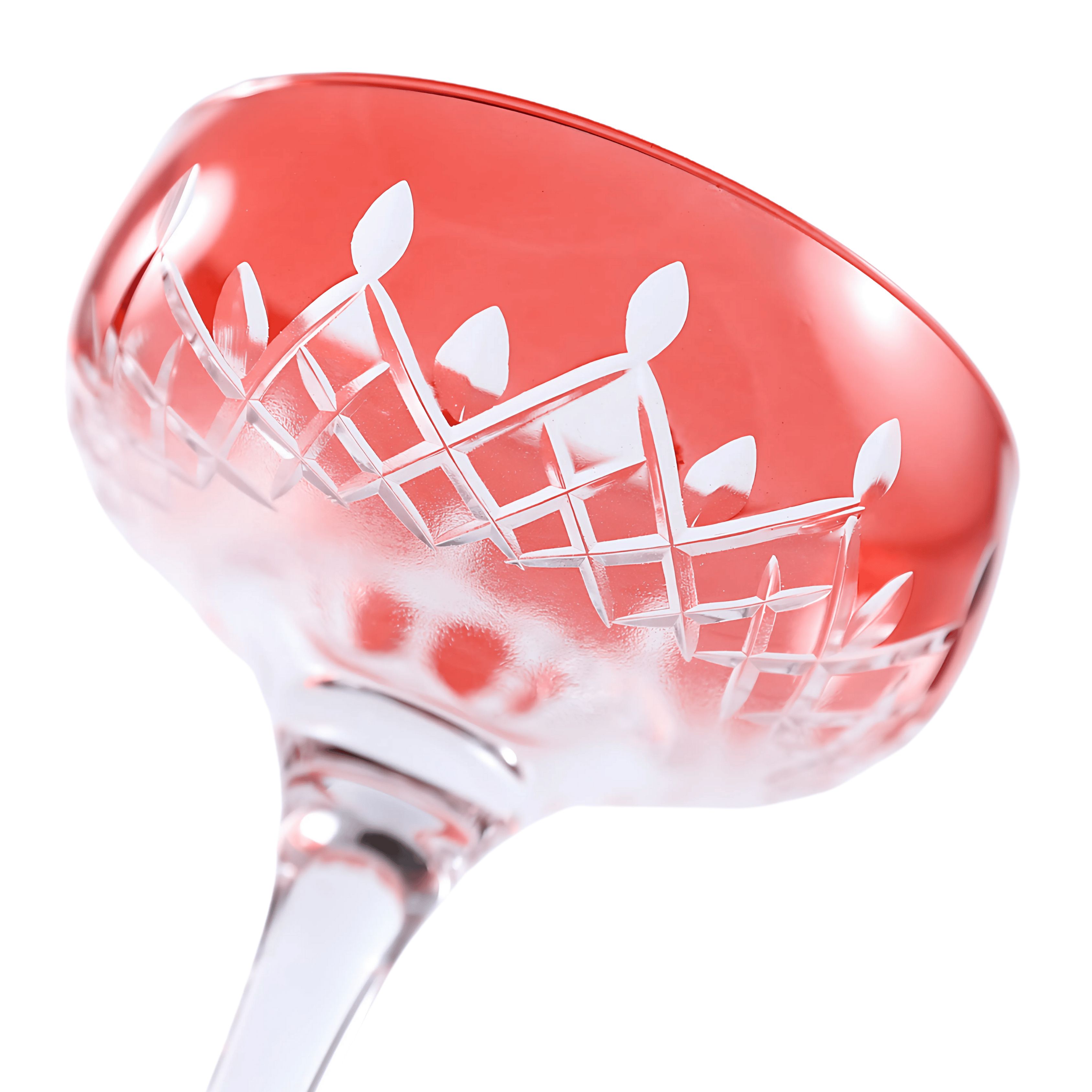 Aria Champagne Coupe - Set Of 2 - Margerie Crystal USA