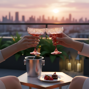 Aurora Champagne Coupe - Set Of 2