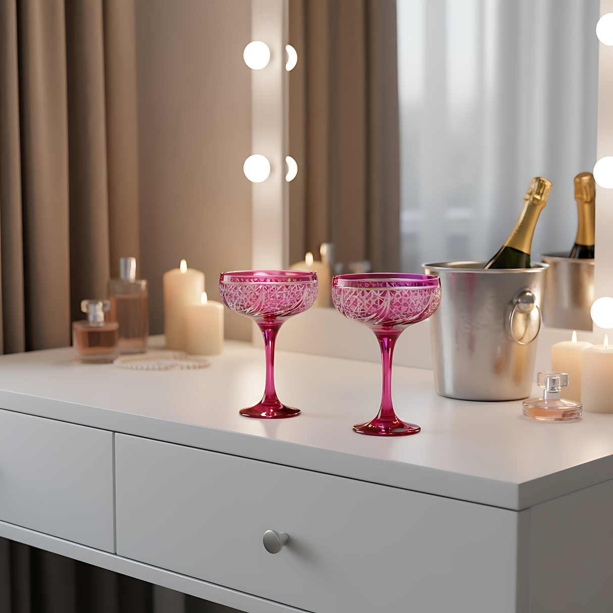 Aurora Champagne Coupe - Set Of 2