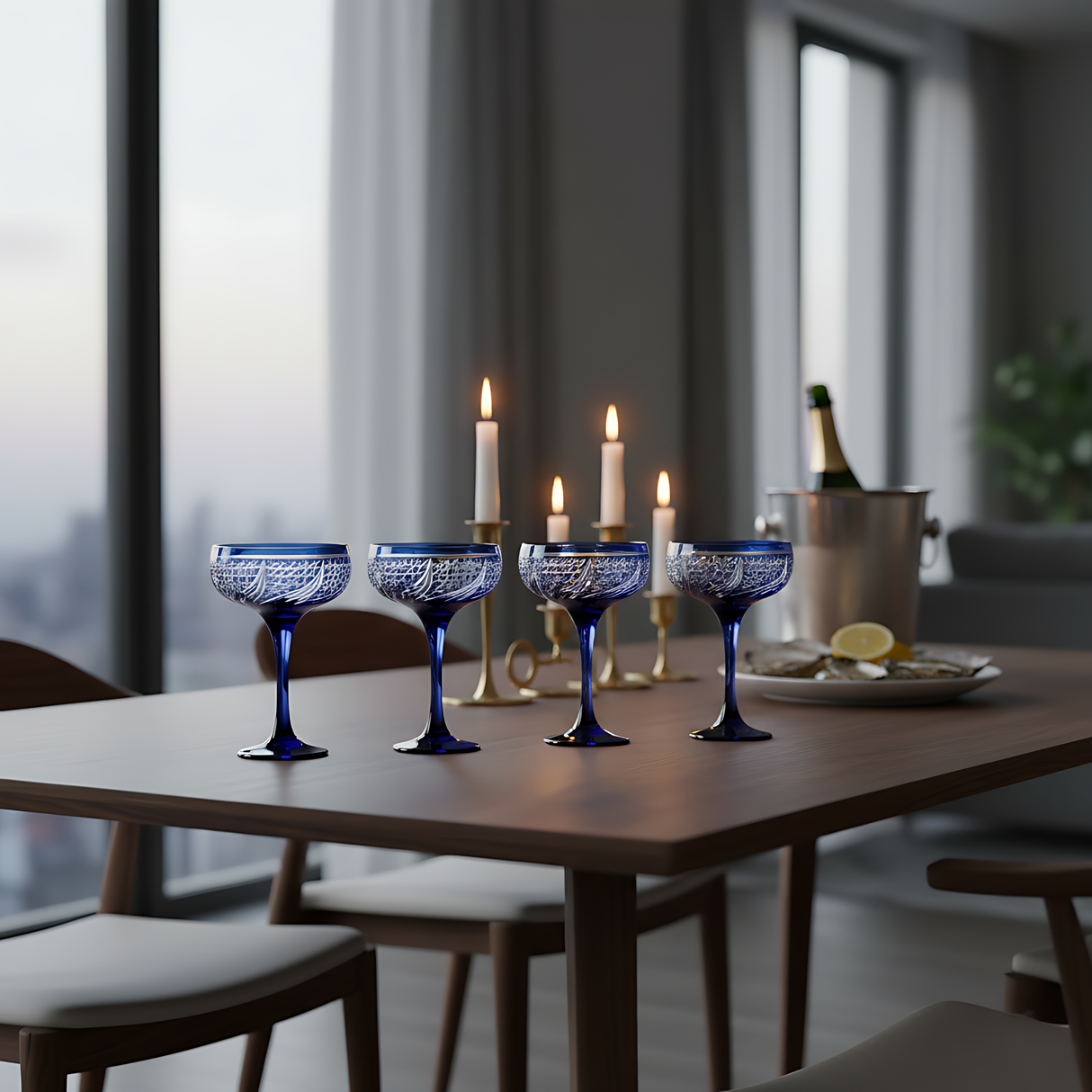 Aurora Champagne Coupe - Set Of 2