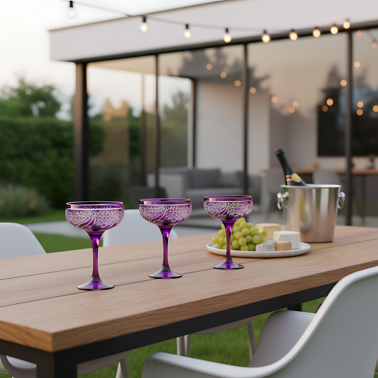 Aurora Champagne Coupe - Set Of 2