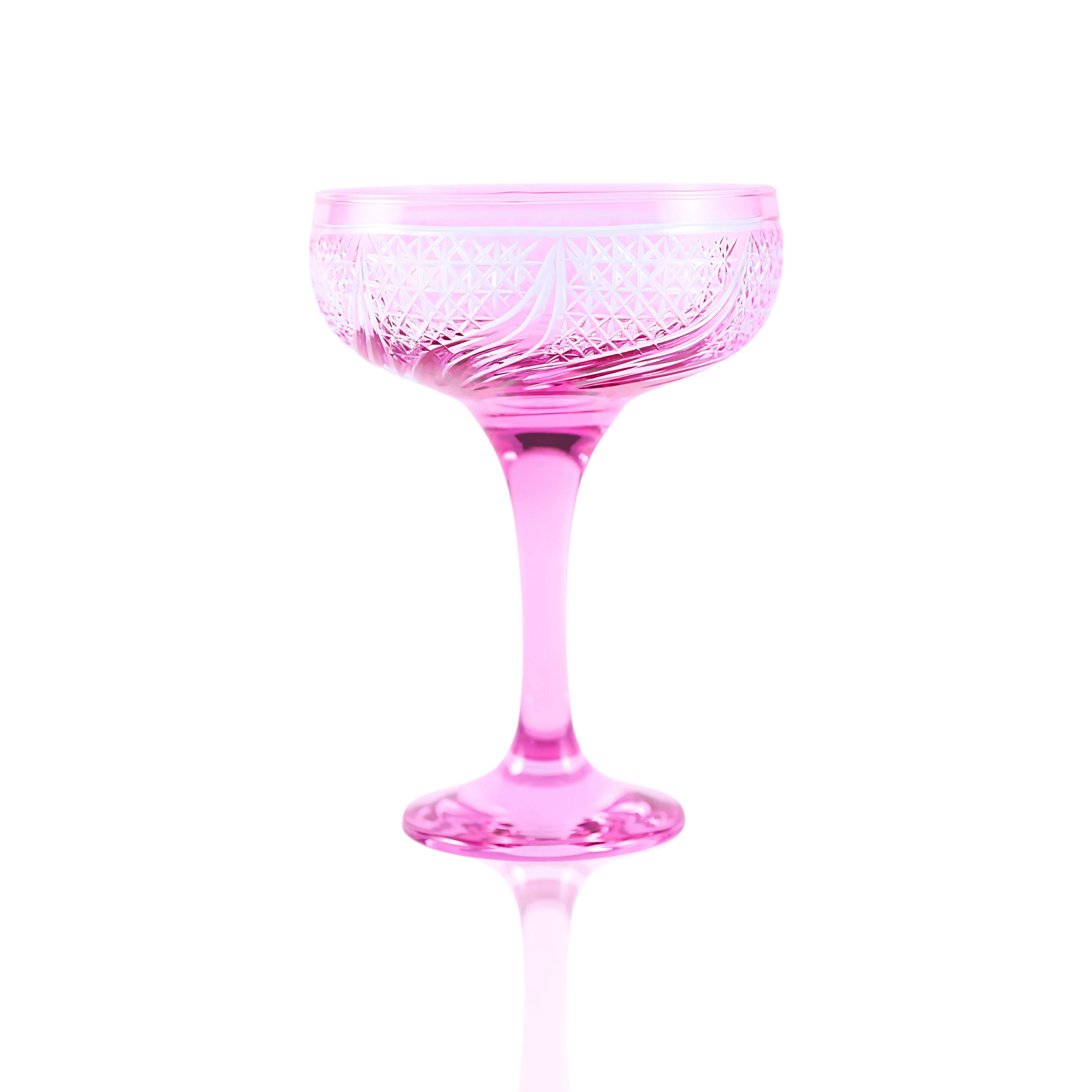 Aurora Champagne Coupe - Set Of 2 - Margerie Crystal USA