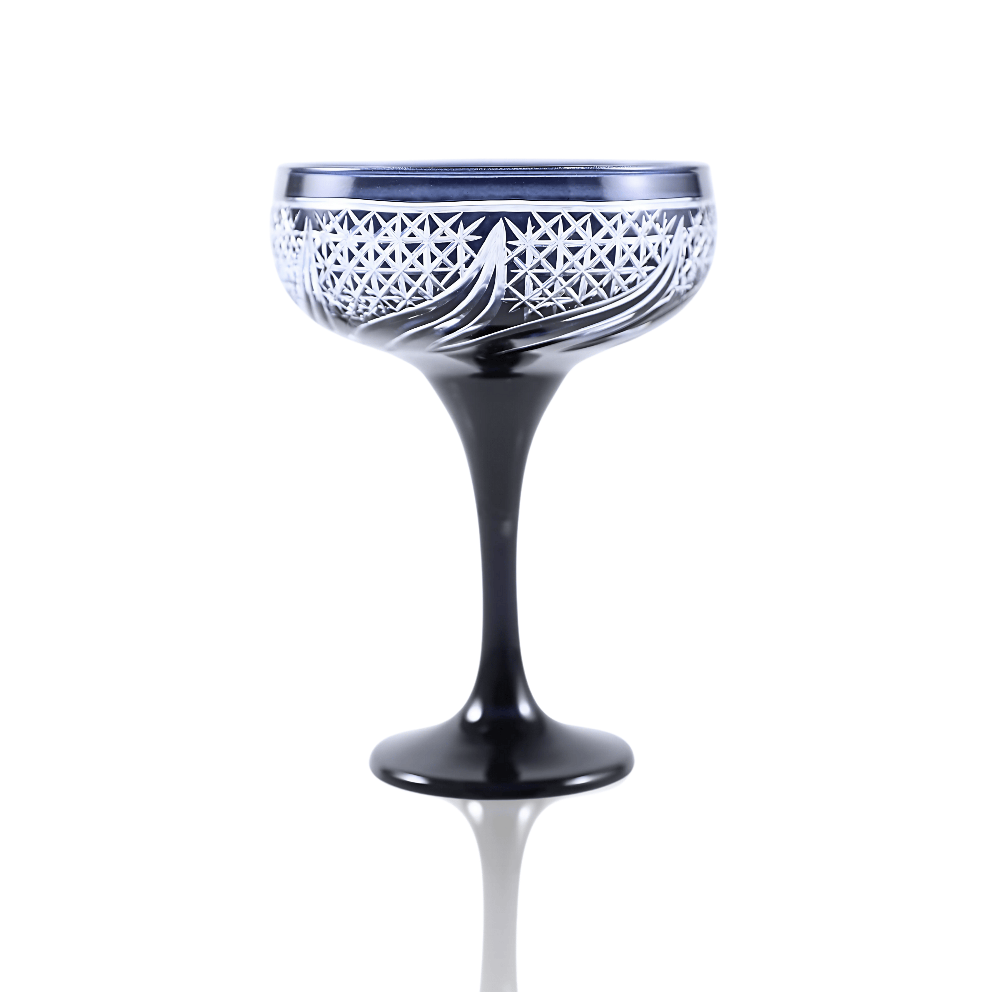 Aurora Champagne Coupe - Set Of 2 - Margerie Crystal USA