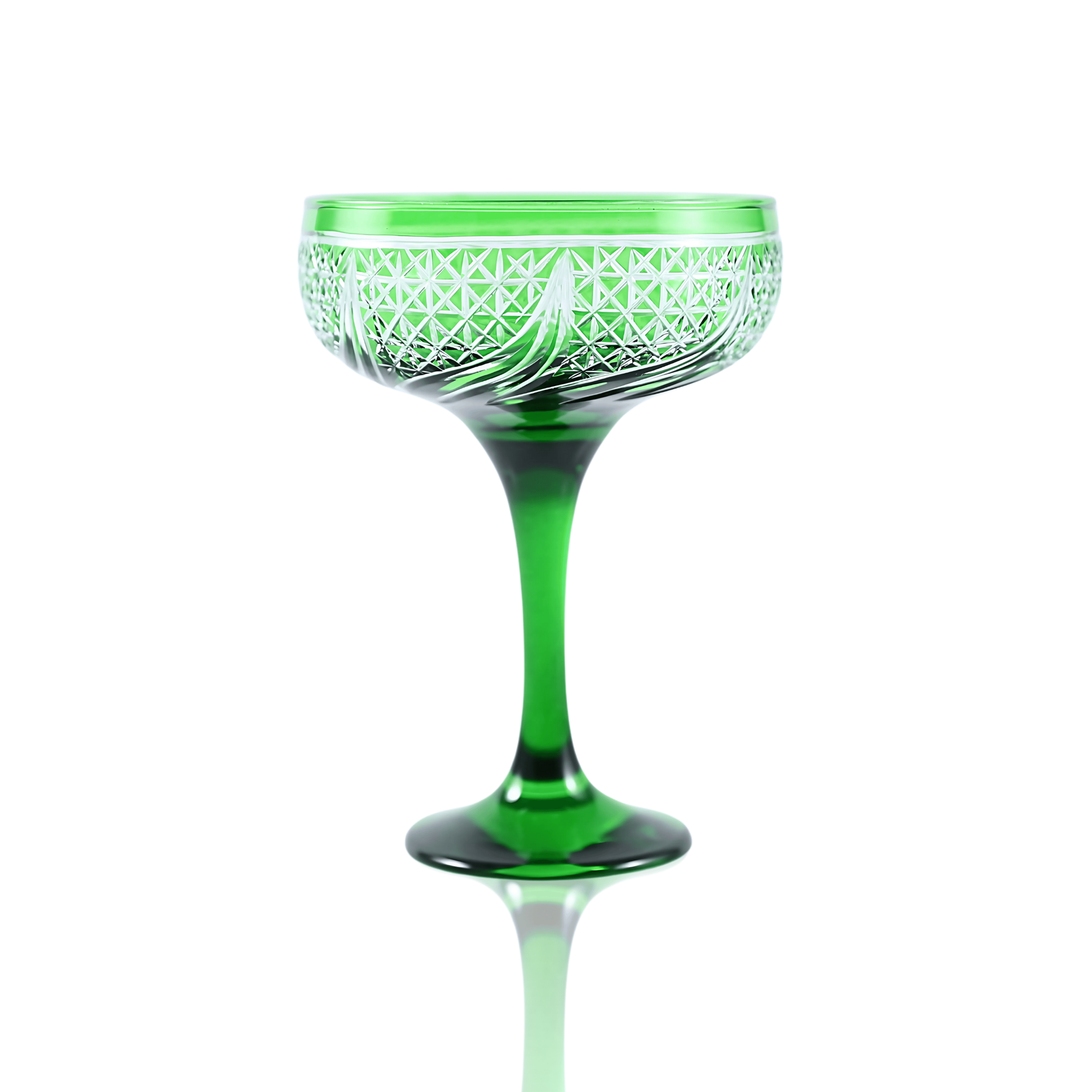 Aurora Champagne Coupe - Set Of 2 - Margerie Crystal USA