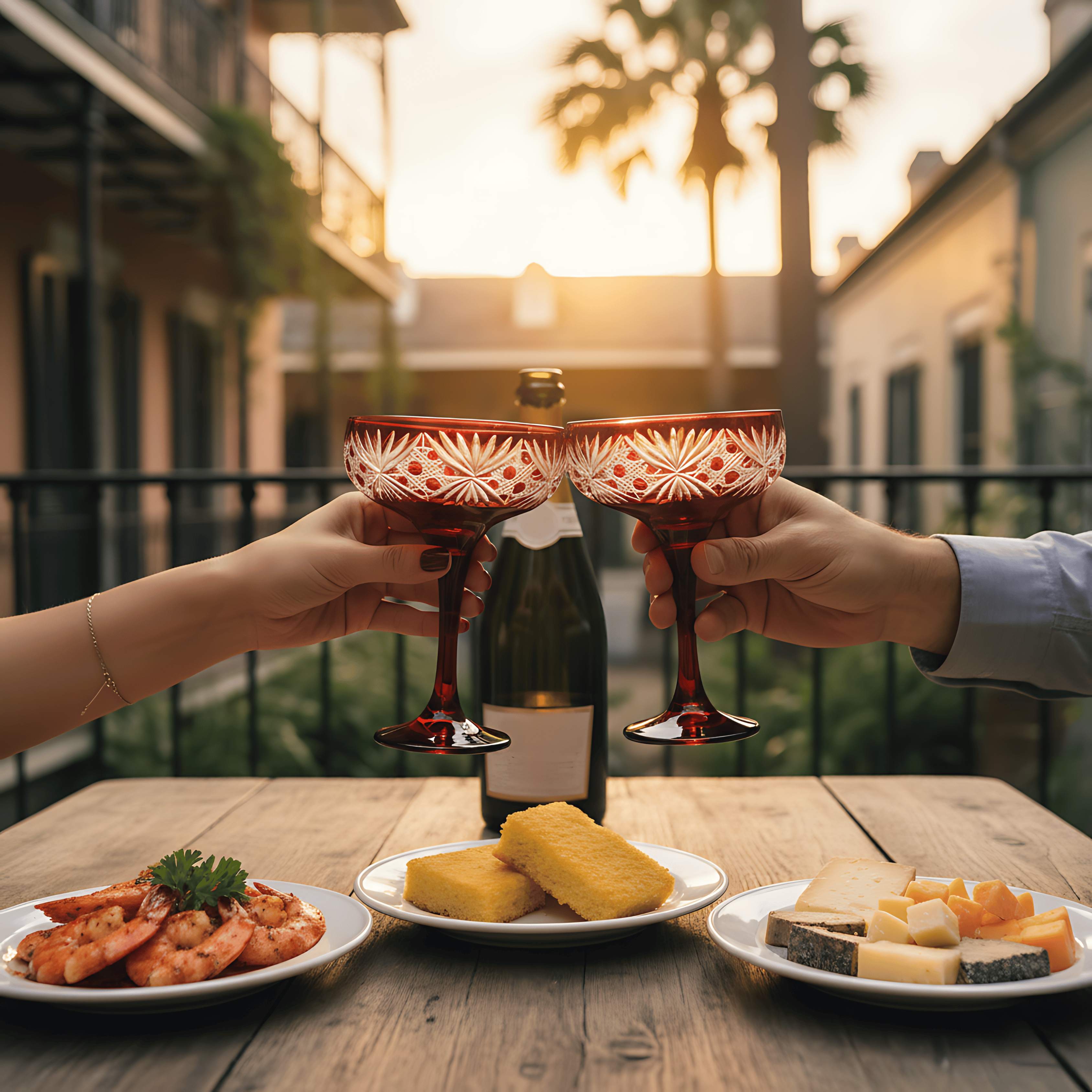 Éclat Champagne Coupe - Set Of 2 - Margerie Crystal USA