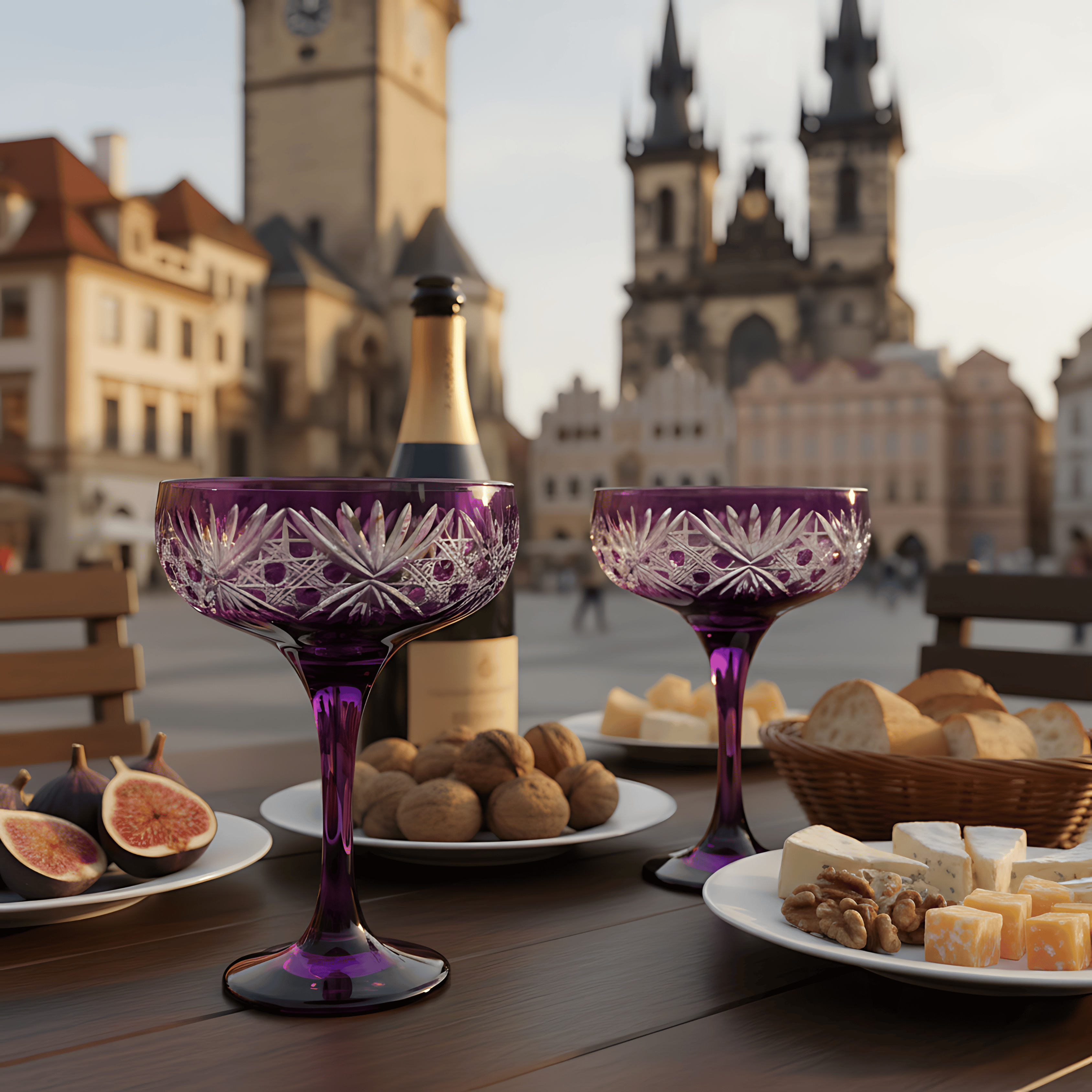 Éclat Champagne Coupe - Set Of 2 - Margerie Crystal USA