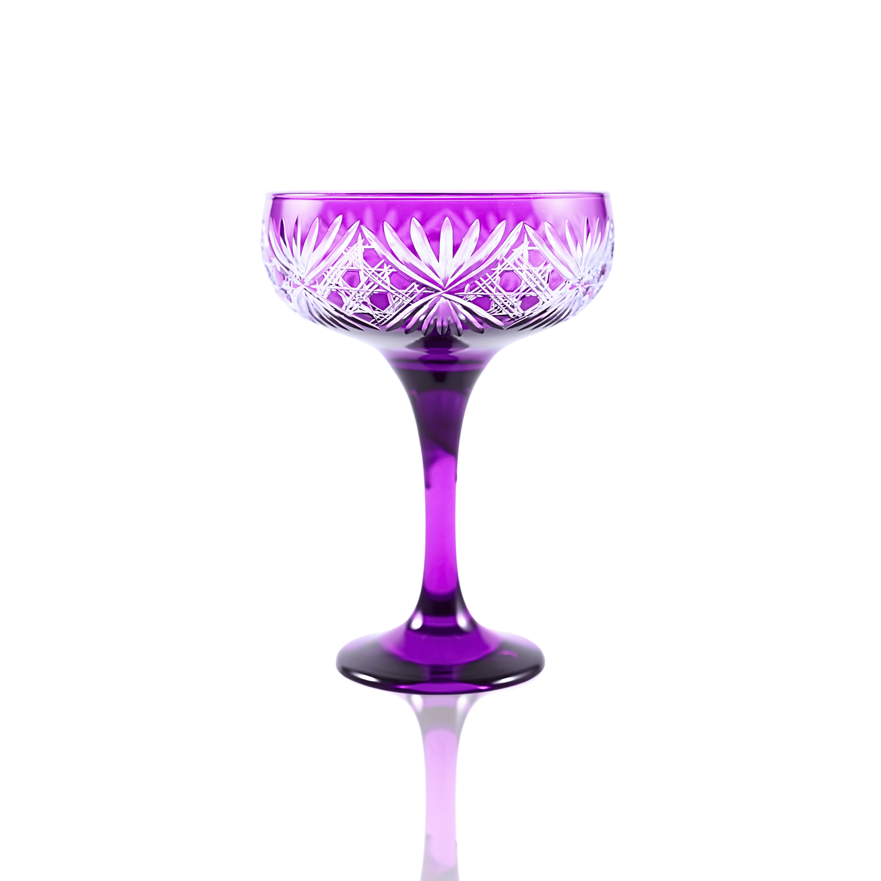 Éclat Champagne Coupe - Set Of 2 - Margerie Crystal USA