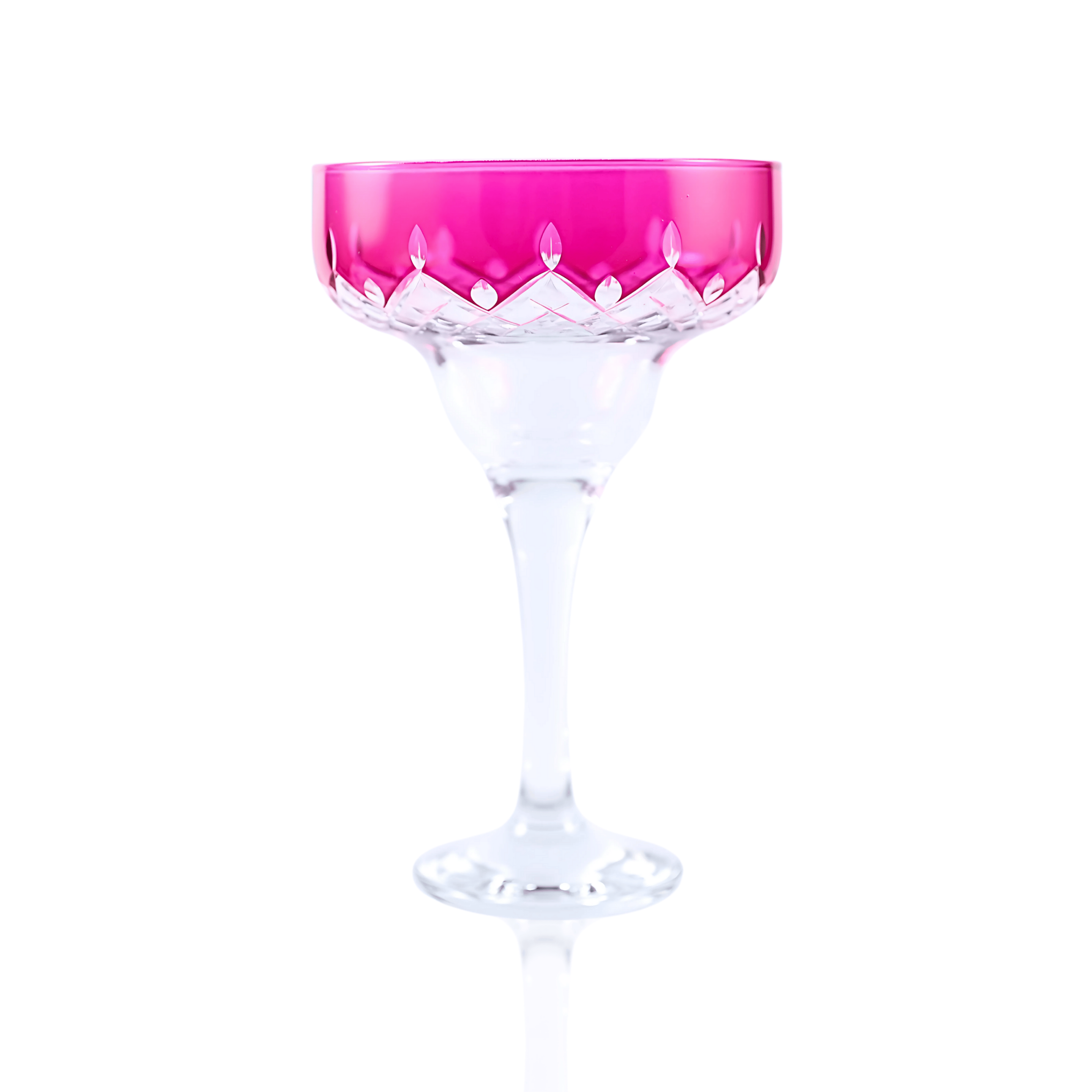 Aria Margarita Glass - Set Of 2 - Margerie Crystal USA