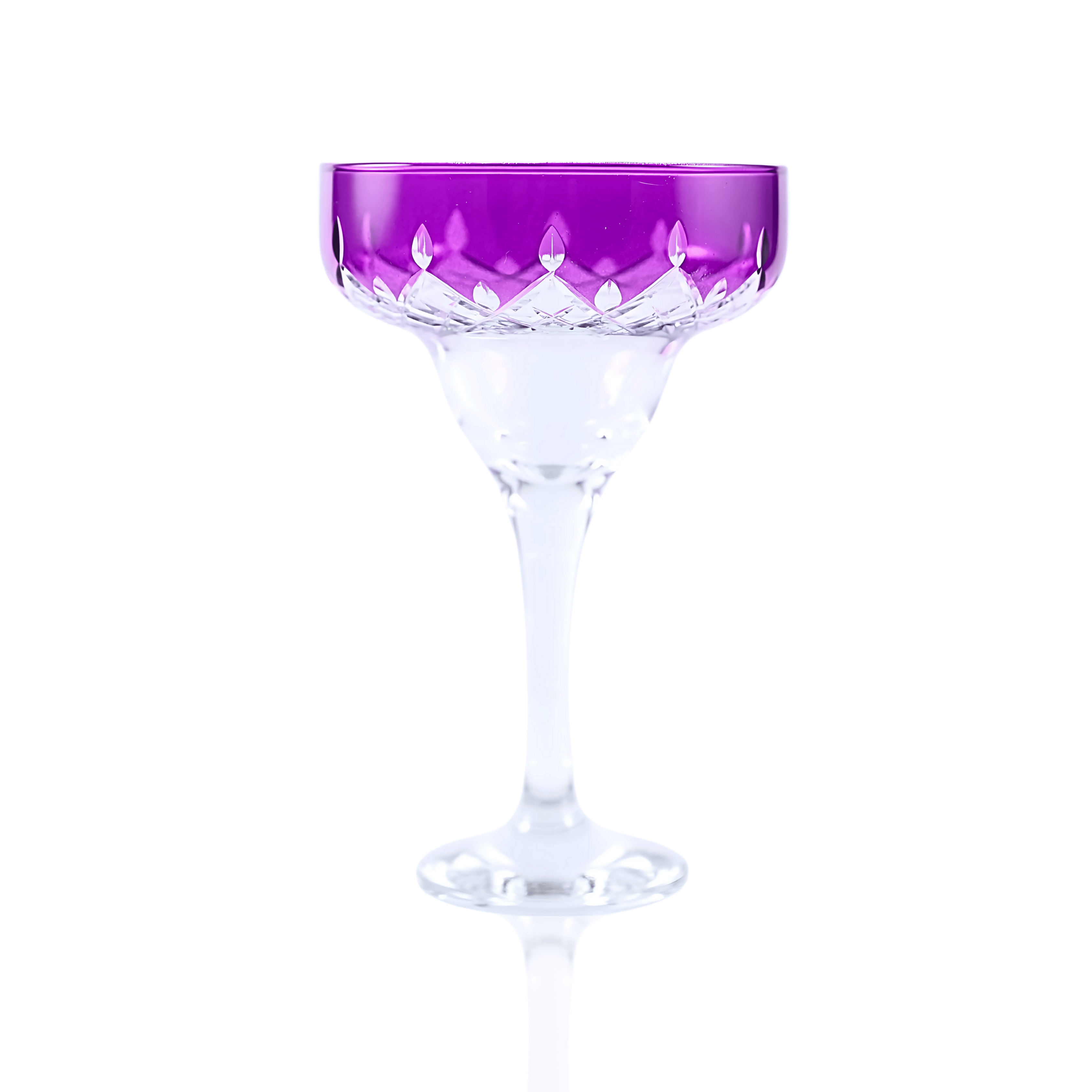 Aria Margarita Glass - Set Of 2 - Margerie Crystal USA