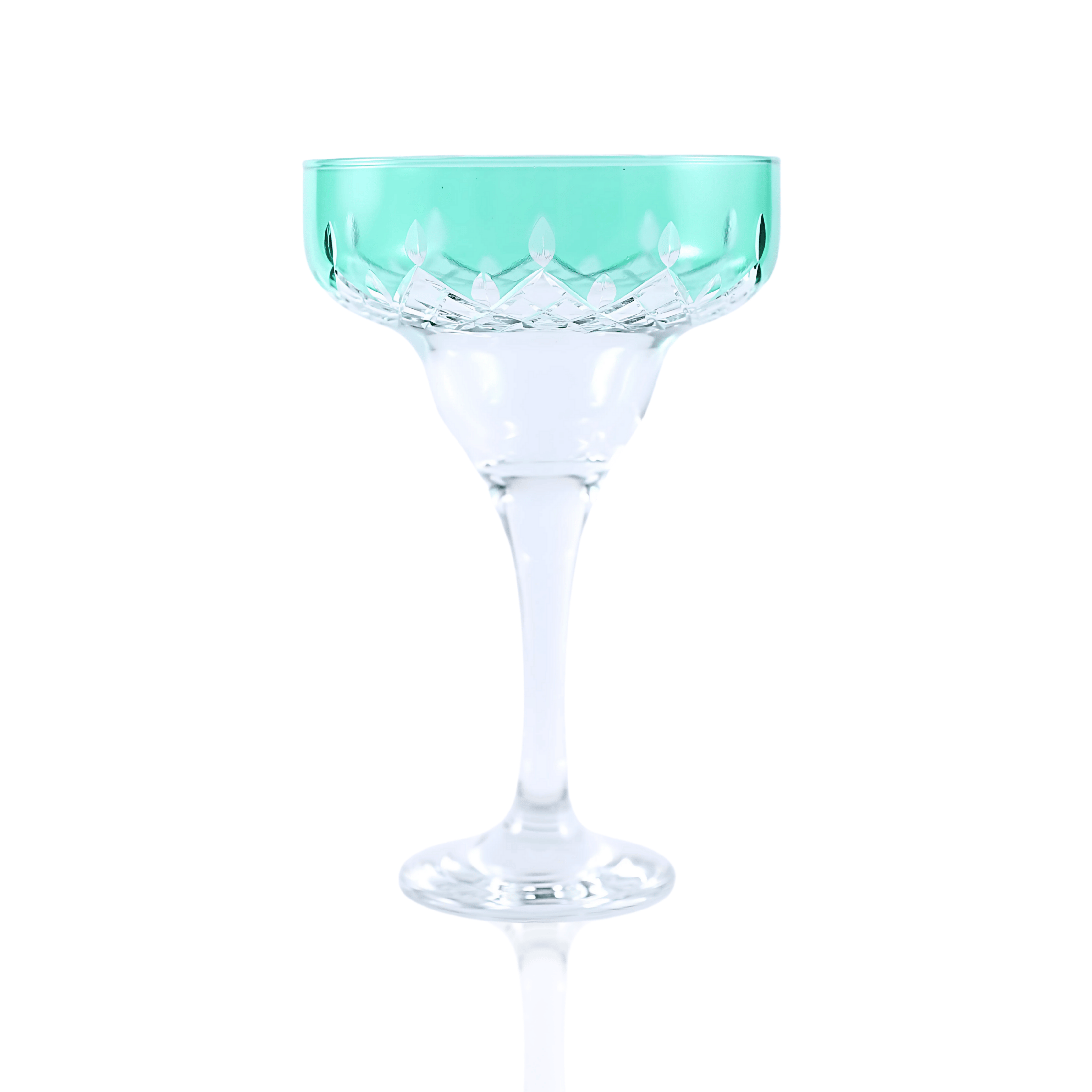 Aria Margarita Glass - Set Of 2 - Margerie Crystal USA
