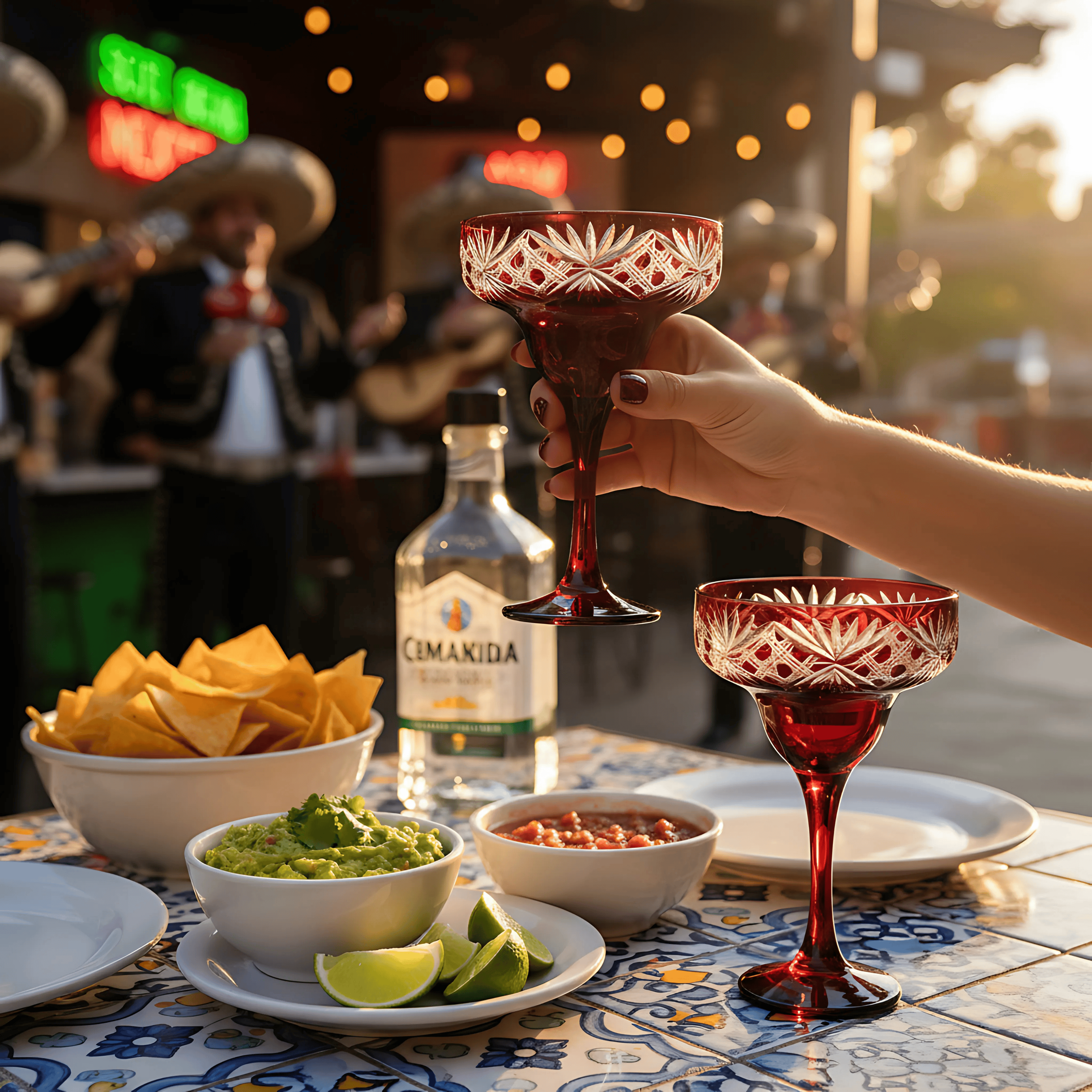 Éclat Margarita Glass - Set Of 2 - Margerie Crystal USA