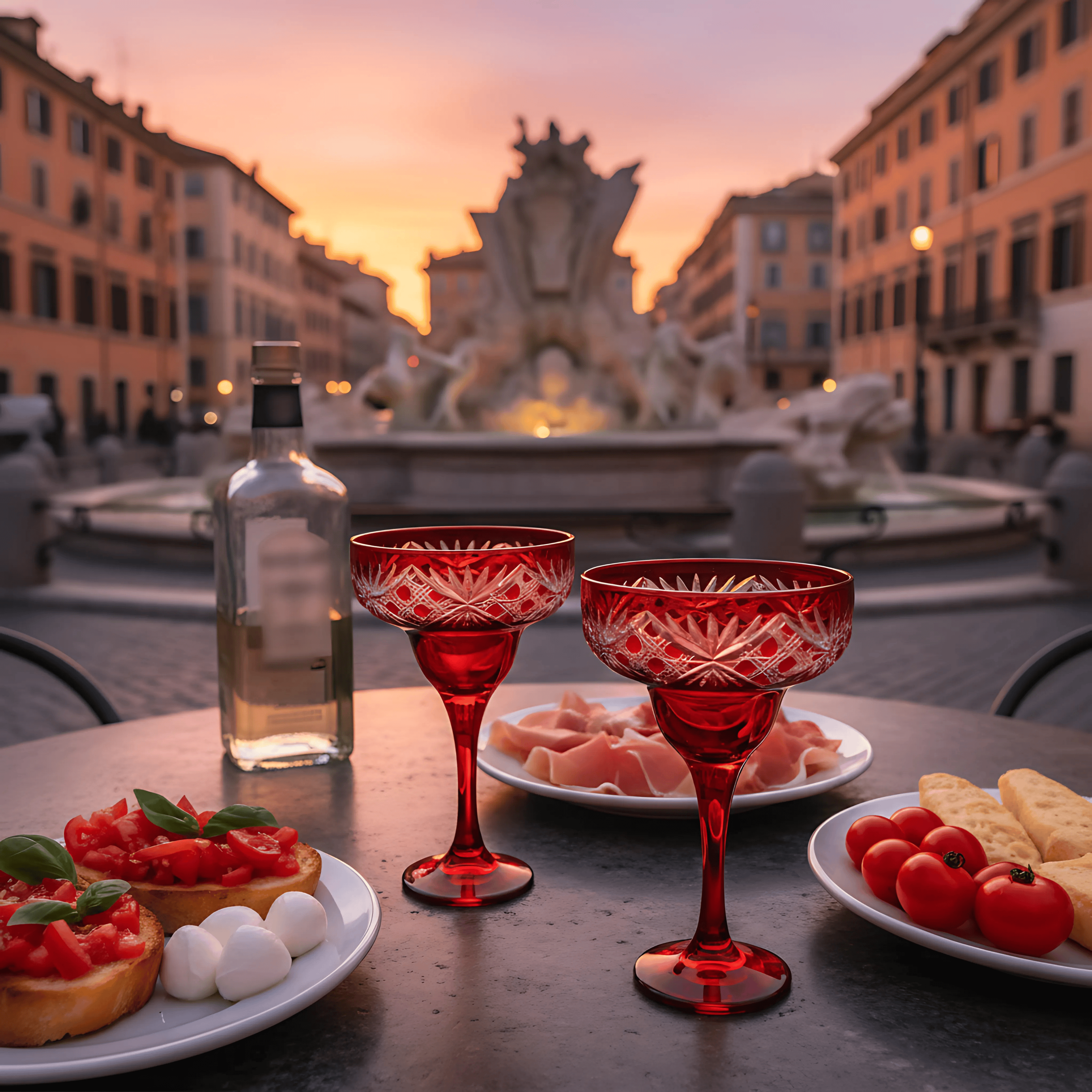 Éclat Margarita Glass - Set Of 2 - Margerie Crystal USA