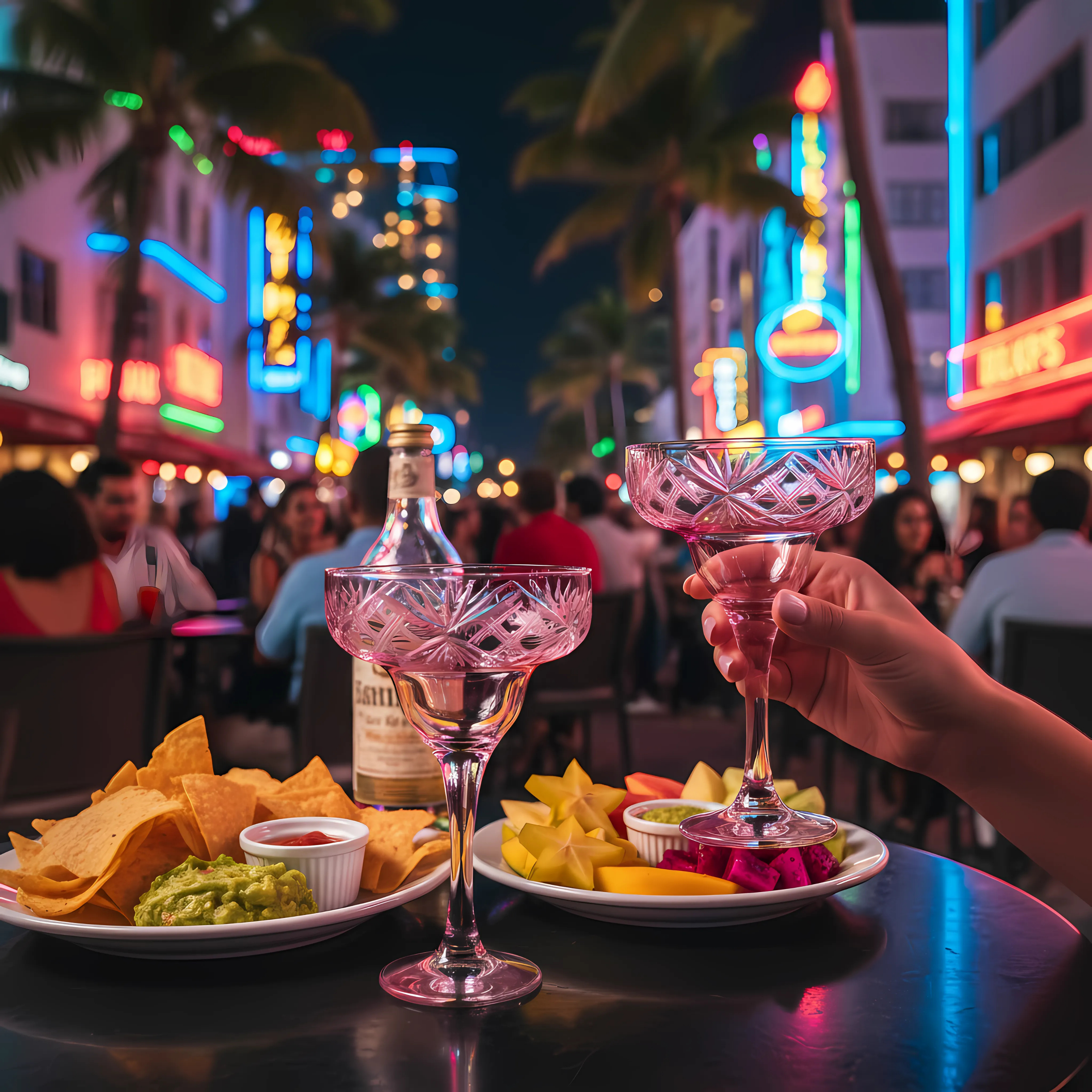 Éclat Margarita Glass - Set Of 2 - Margerie Crystal USA