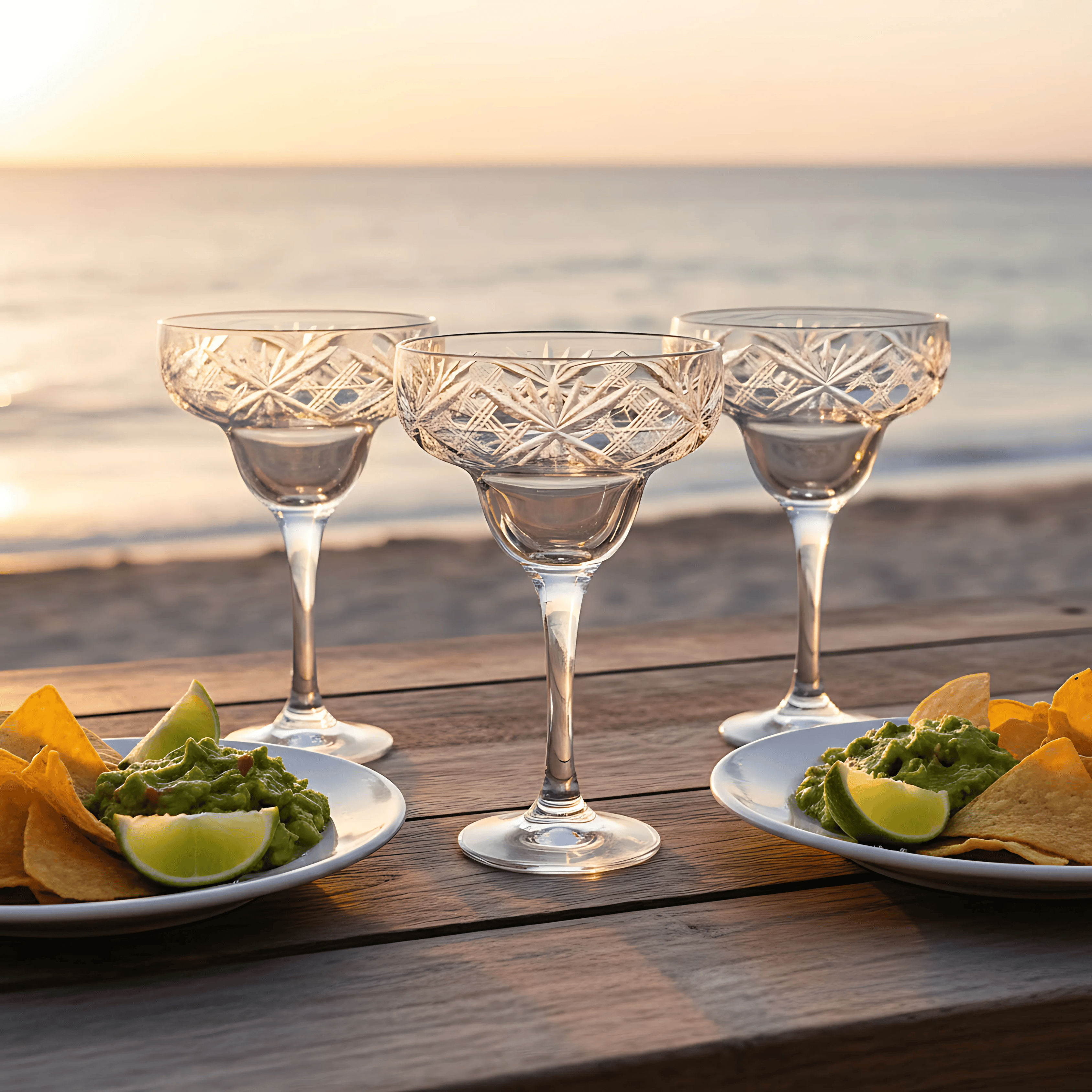 Éclat Margarita Glass - Set Of 2 - Margerie Crystal USA