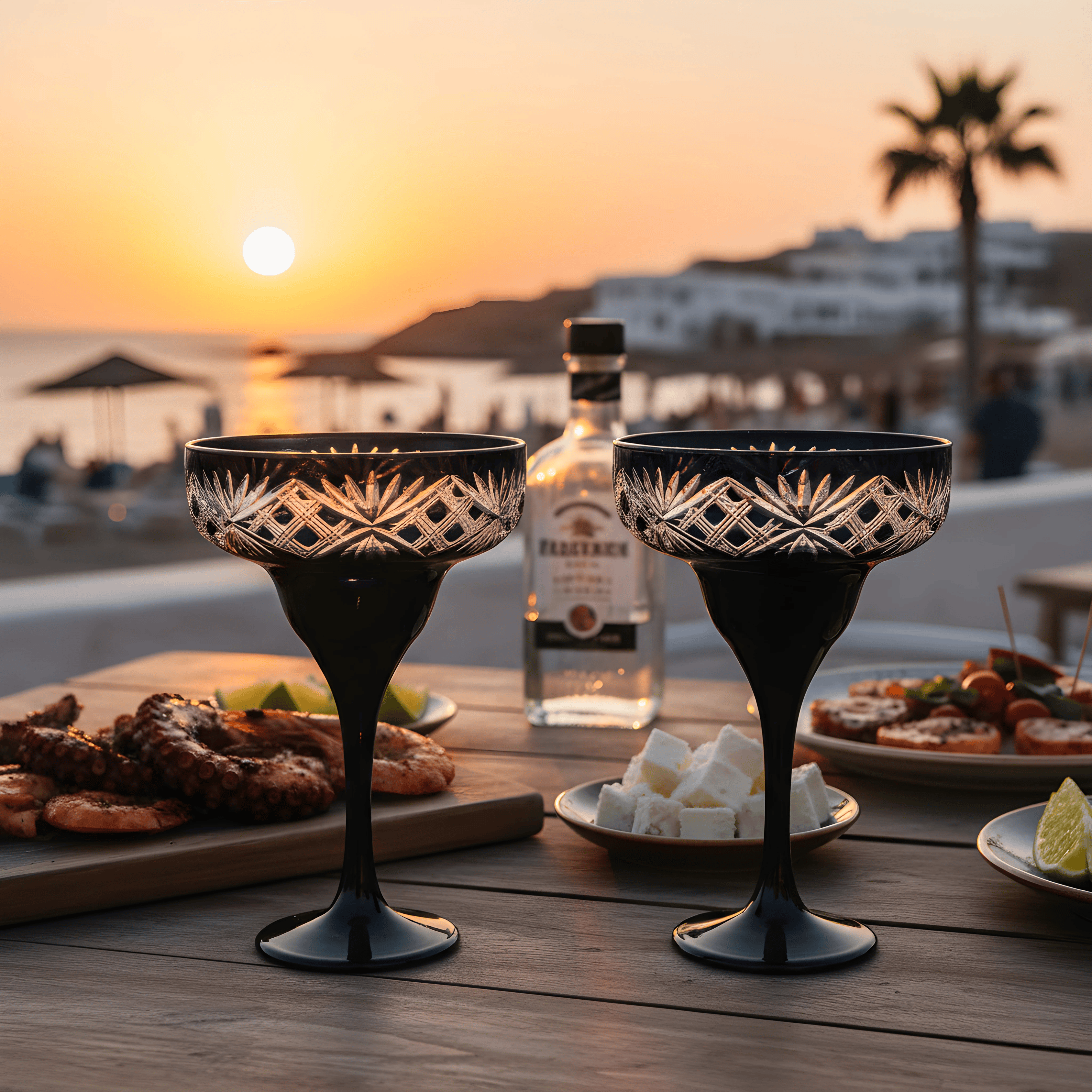 Éclat Margarita Glass - Set Of 2 - Margerie Crystal USA