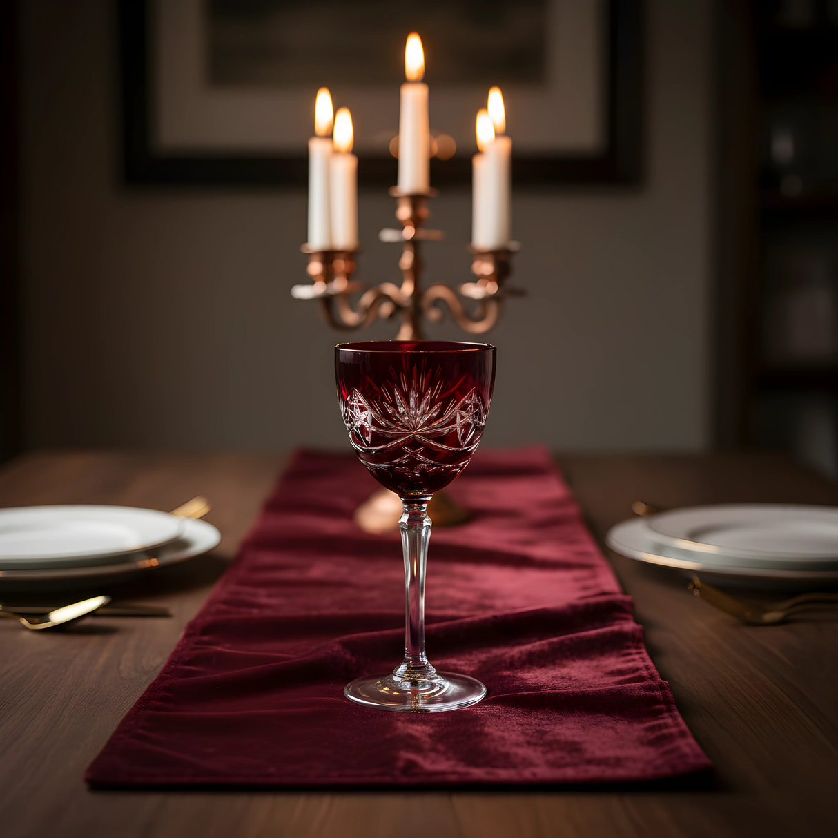 Vintage Cut Crystal Cocktail Glasses - Set Of 2