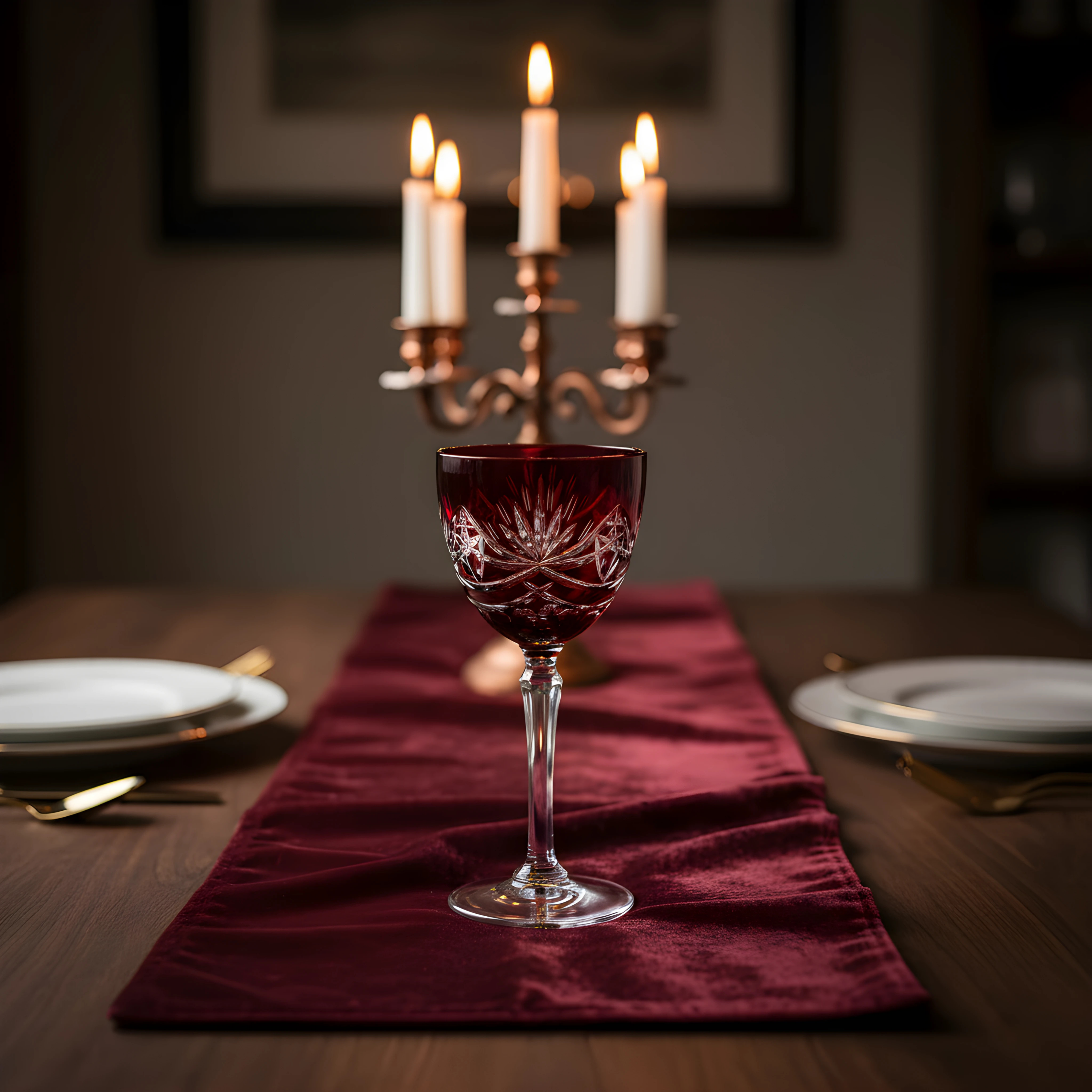 Vintage Cut Crystal Cocktail Glasses - Set Of 2 - Margerie Crystal USA