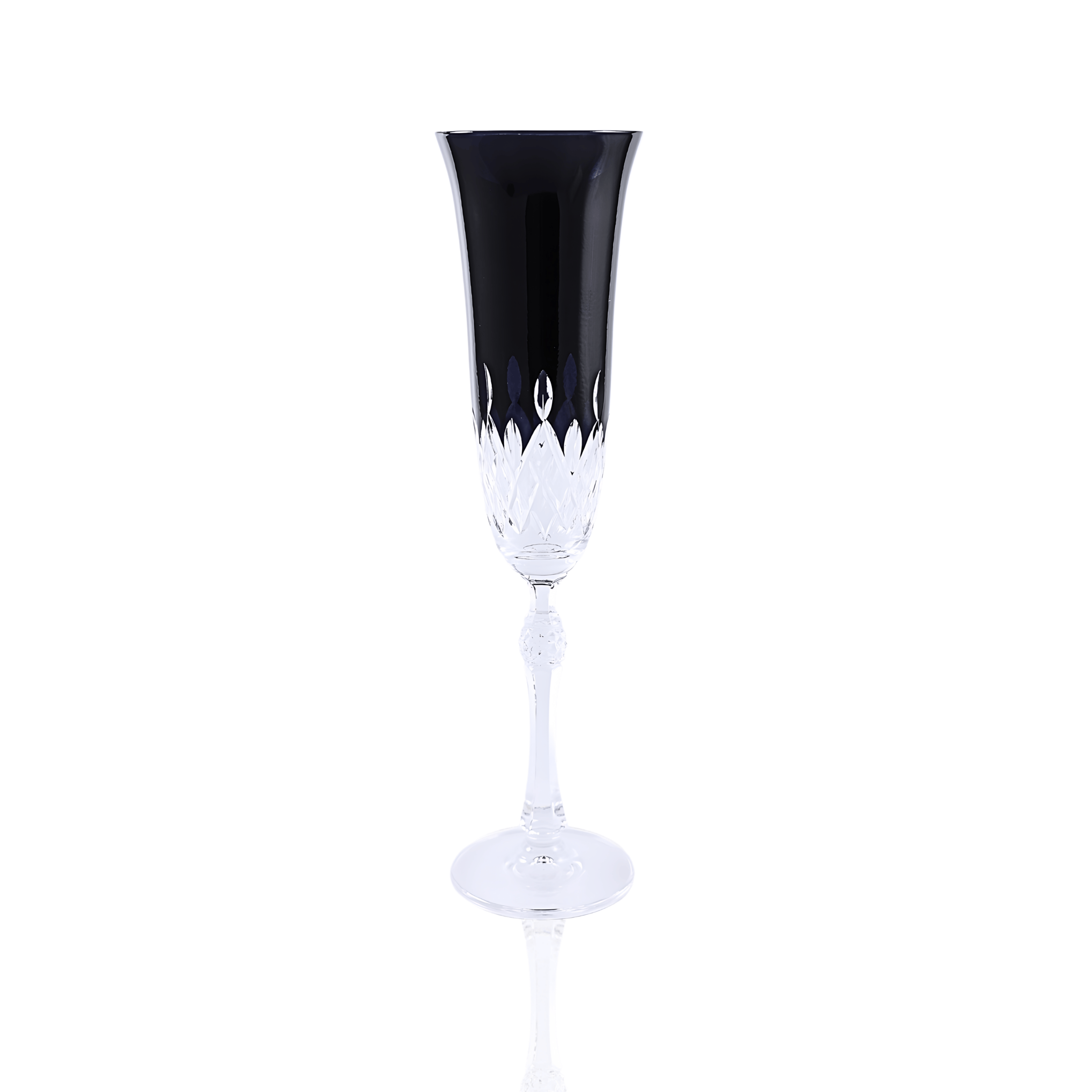 Aria Champagne Flute - Set Of 2 - Margerie Crystal USA