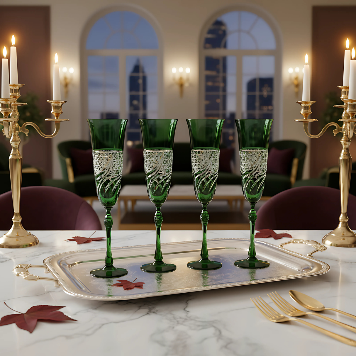 Aurora Champagne Flute - Set Of 2