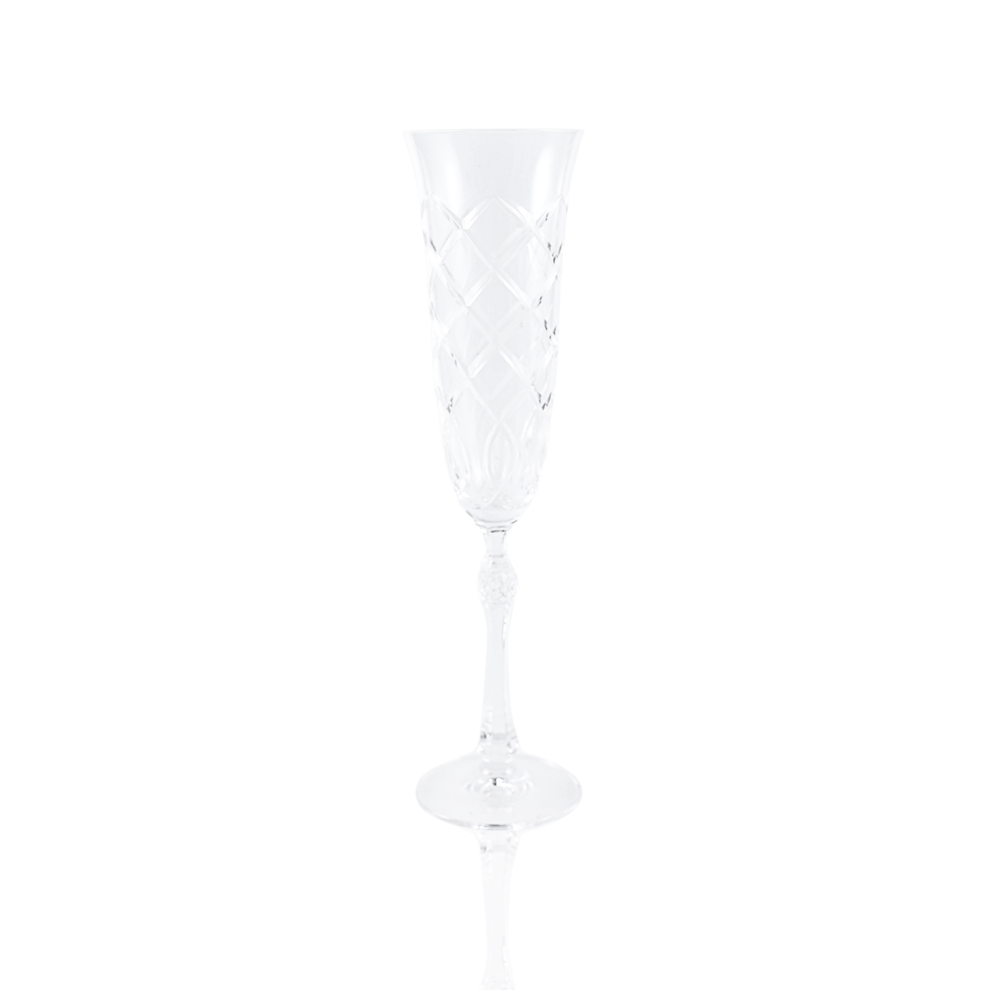 Heritage Champagne Flute - Set Of 2 - Margerie Crystal USA