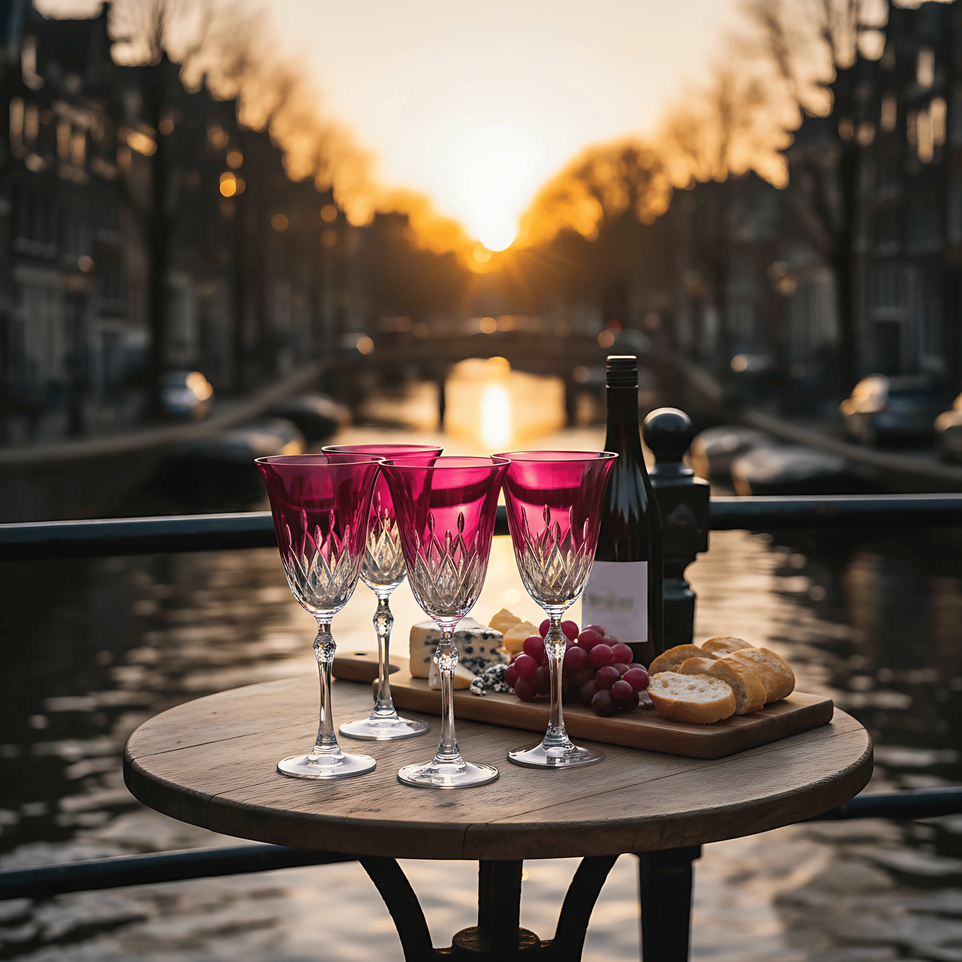 Aria Wine Glass - Set Of 2 - Margerie Crystal USA