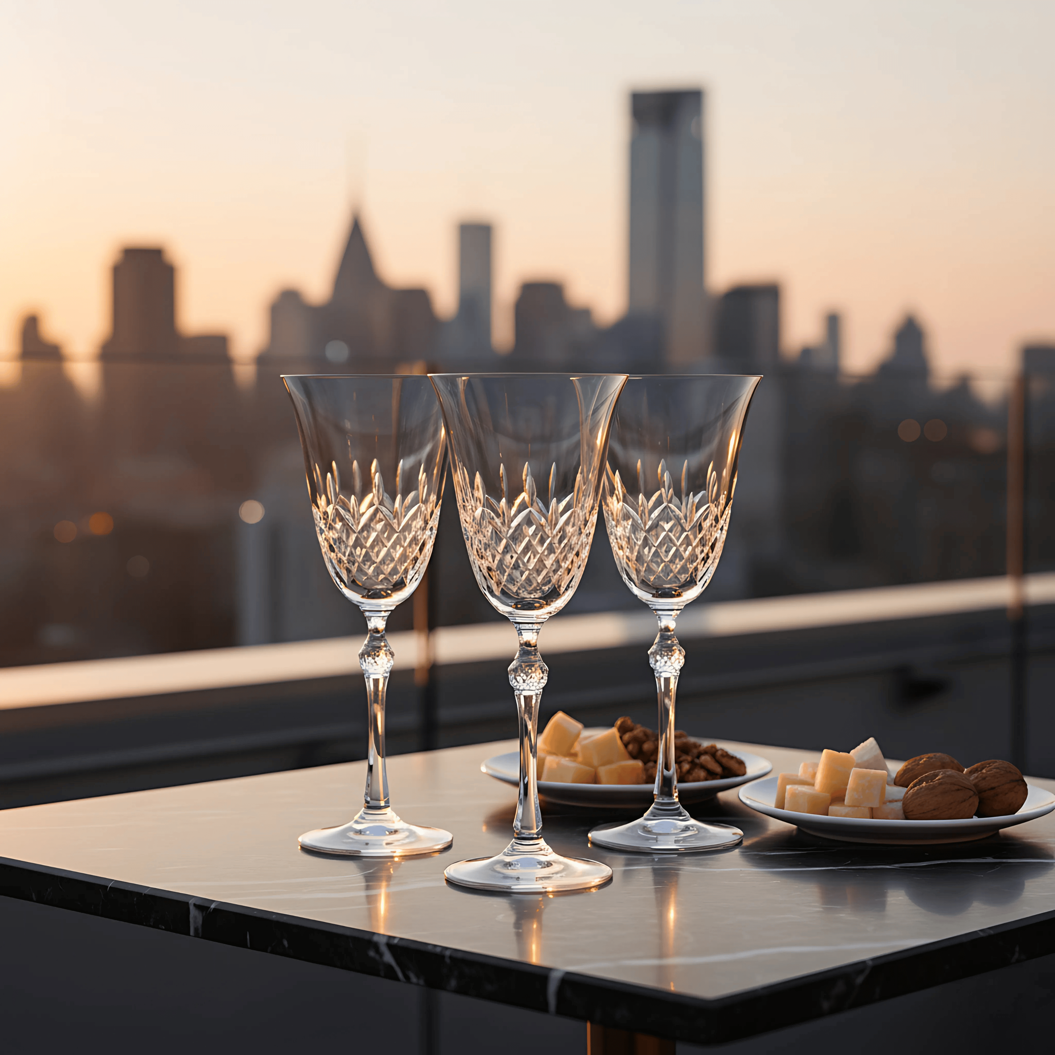 Aria Wine Glass - Set Of 2 - Margerie Crystal USA