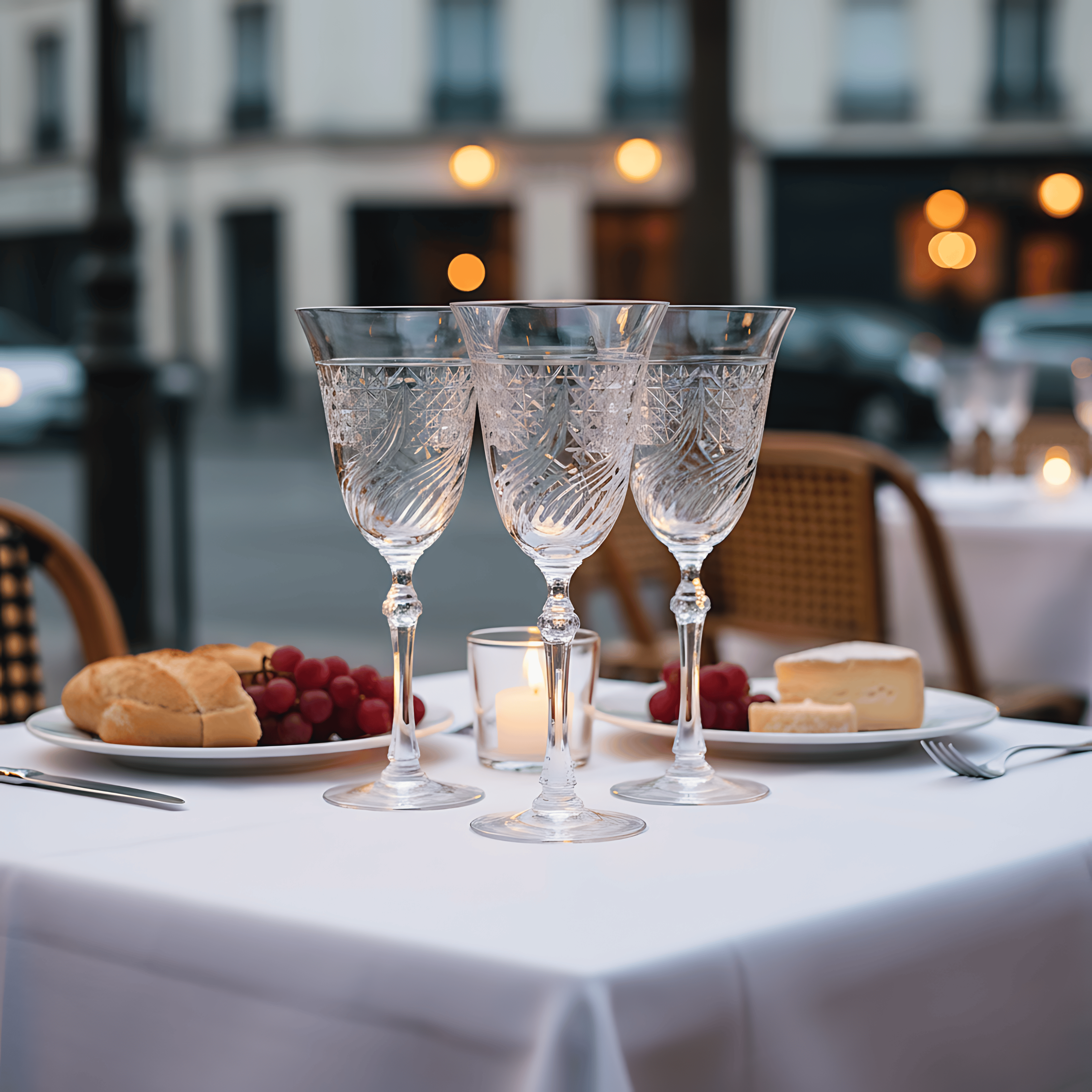 Aurora Wine Glass - Set Of 2 - Margerie Crystal USA