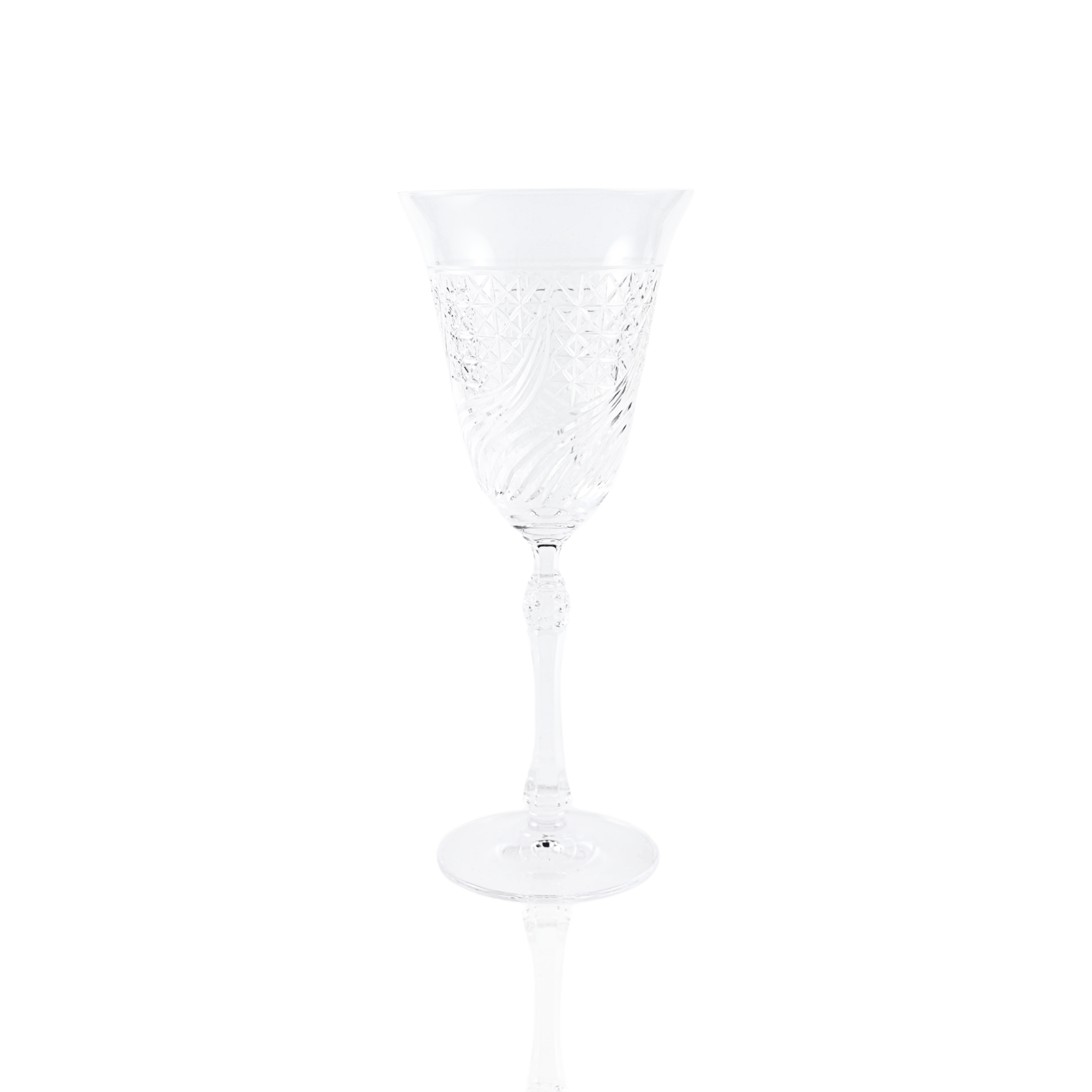 Aurora Wine Glass - Set Of 2 - Margerie Crystal USA