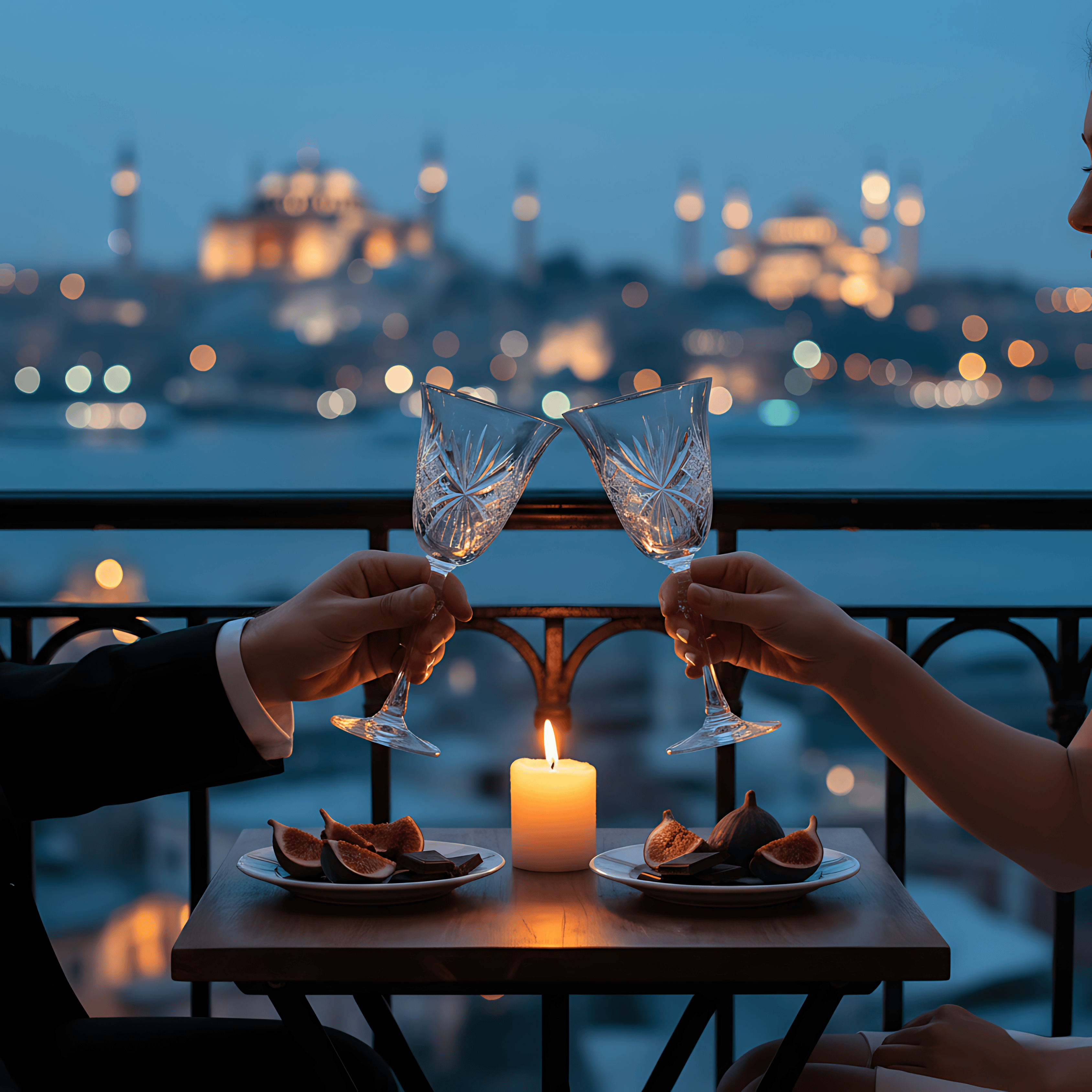 Éclat Wine Glass - Set Of 2 - Margerie Crystal USA