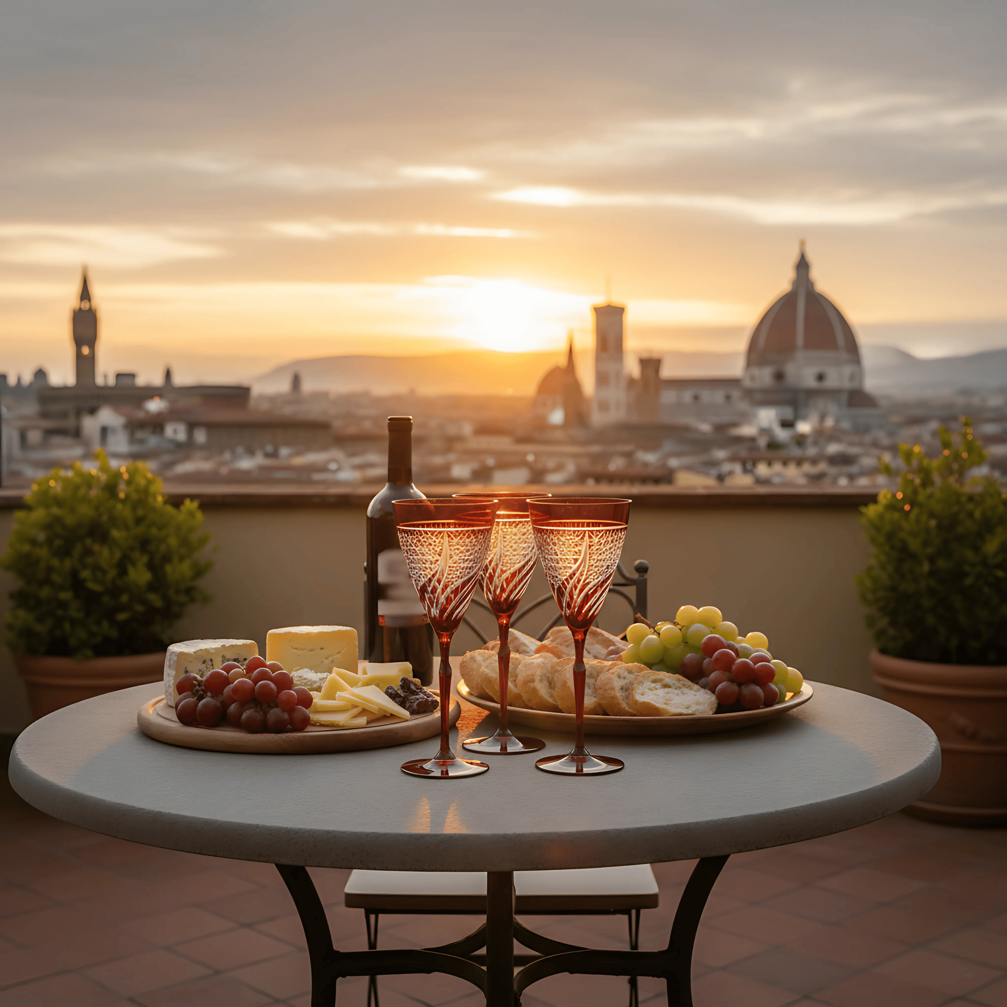 Aurora Wine Glass - Set Of 2 - Margerie Crystal USA