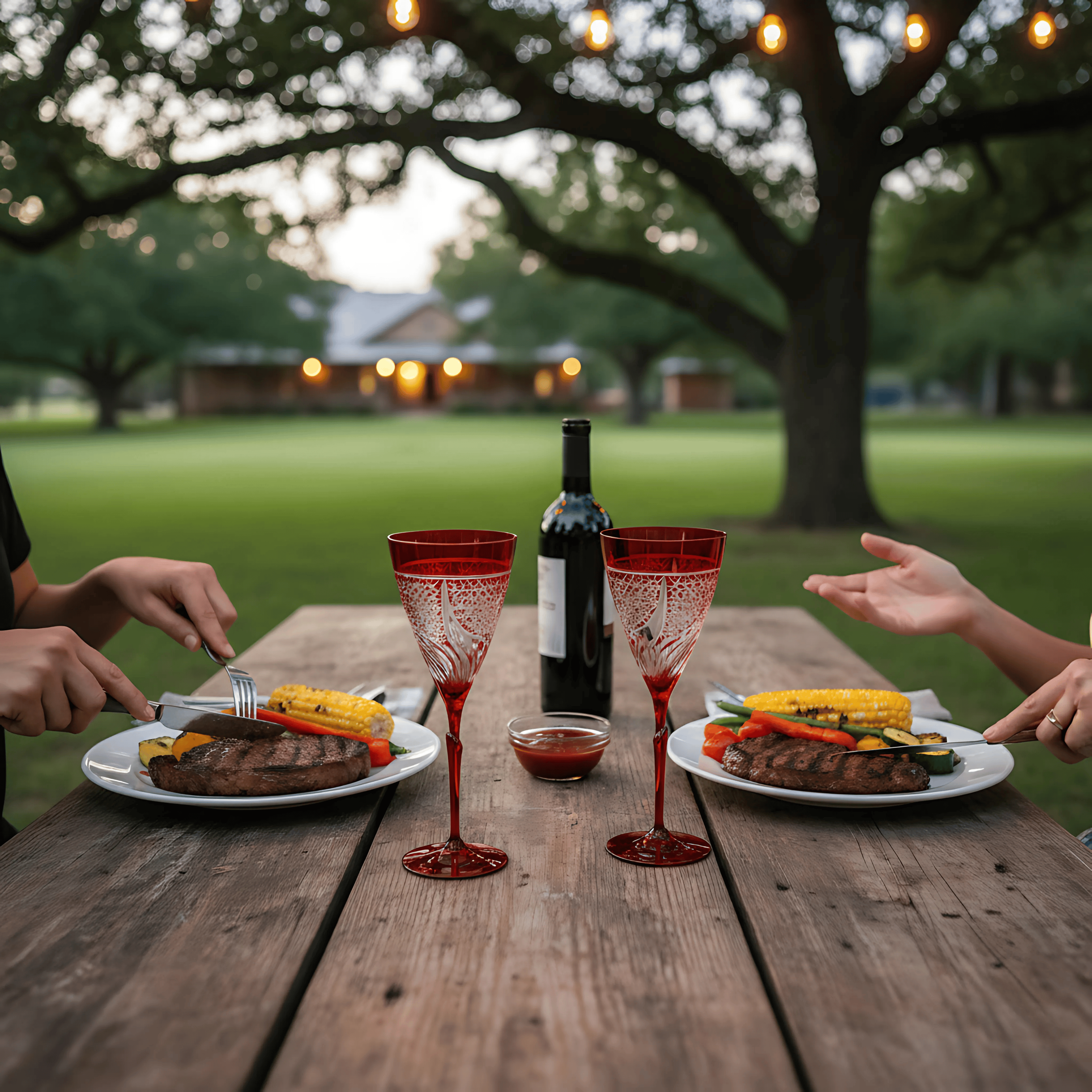 Aurora Wine Glass - Set Of 2 - Margerie Crystal USA