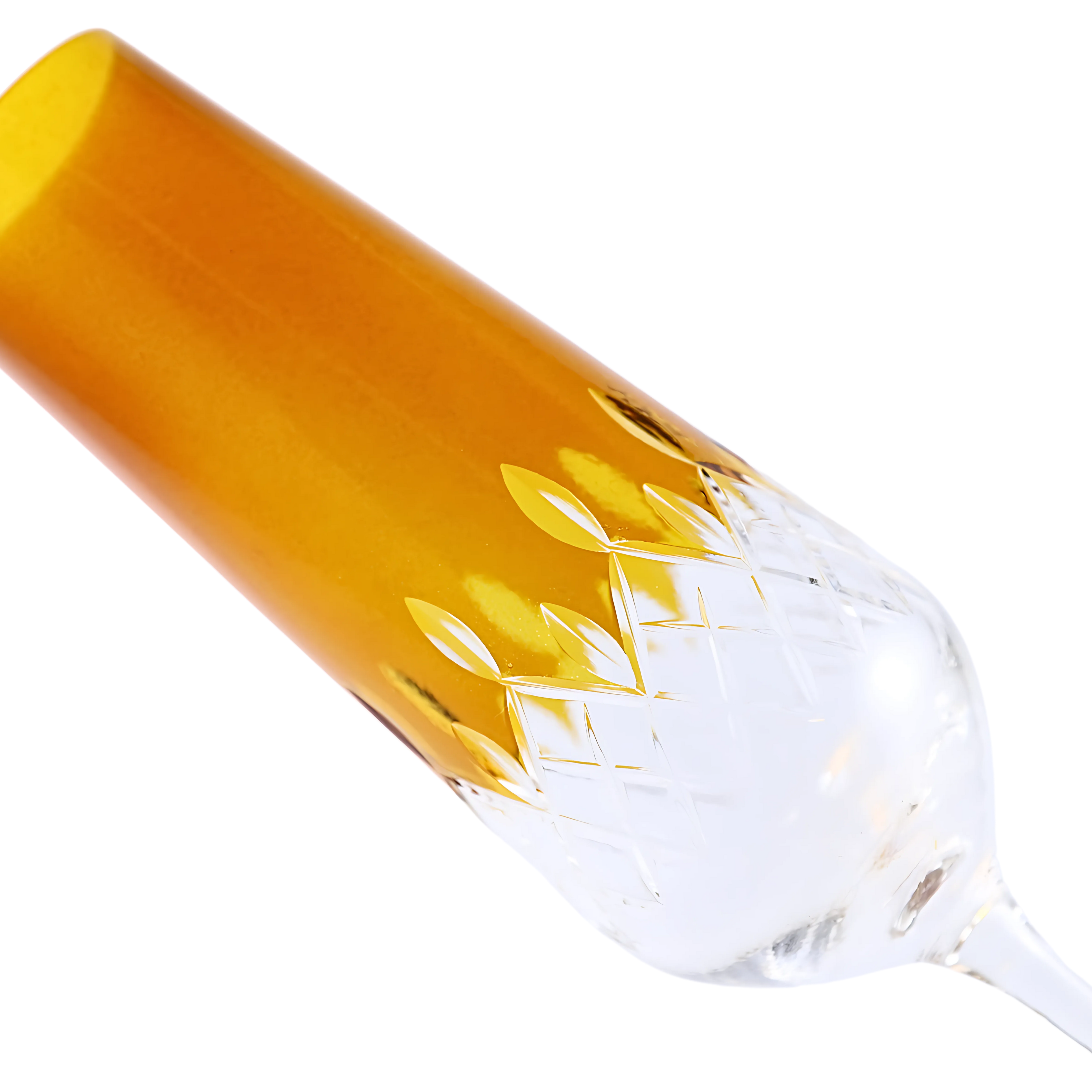 Aria Champagne Flute - Set Of 2 - Margerie Crystal USA