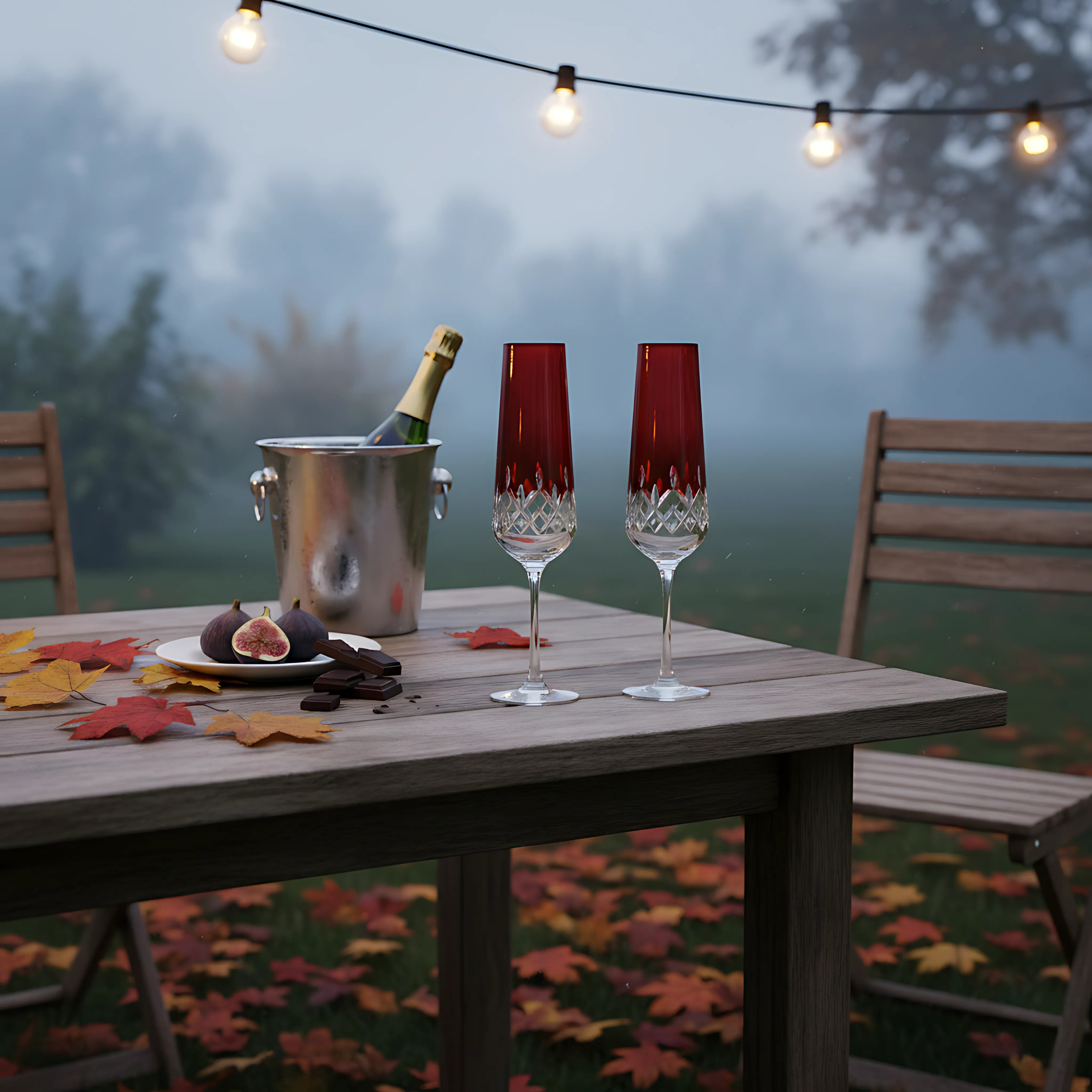 Aria Champagne Flute - Set Of 2 - Margerie Crystal USA