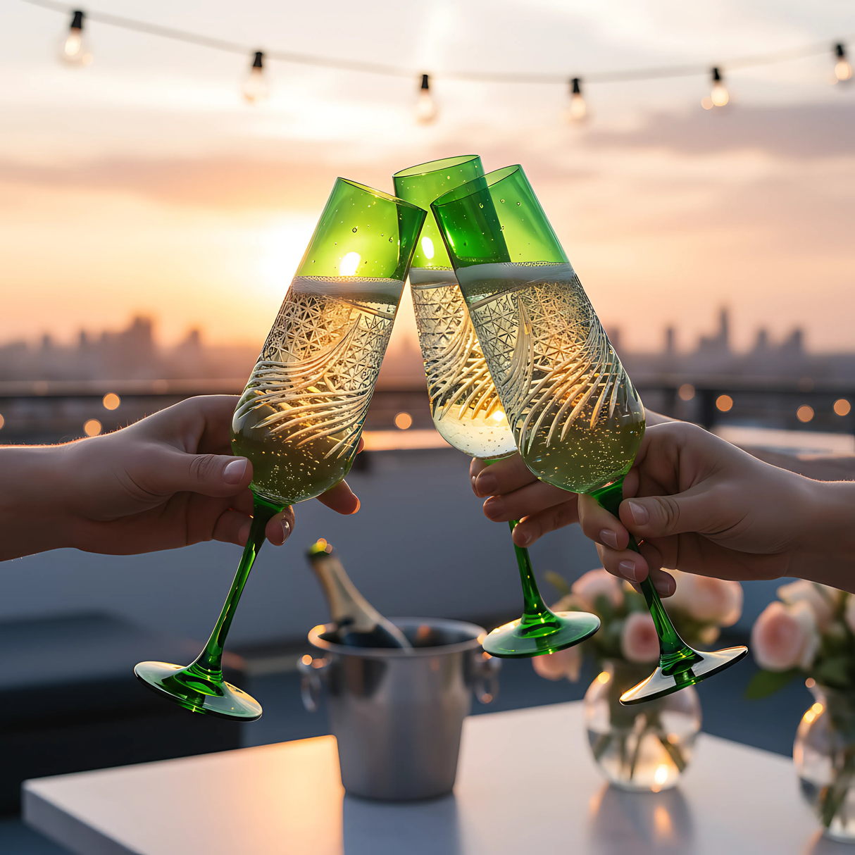 Aurora Champagne Flute - Set Of 2