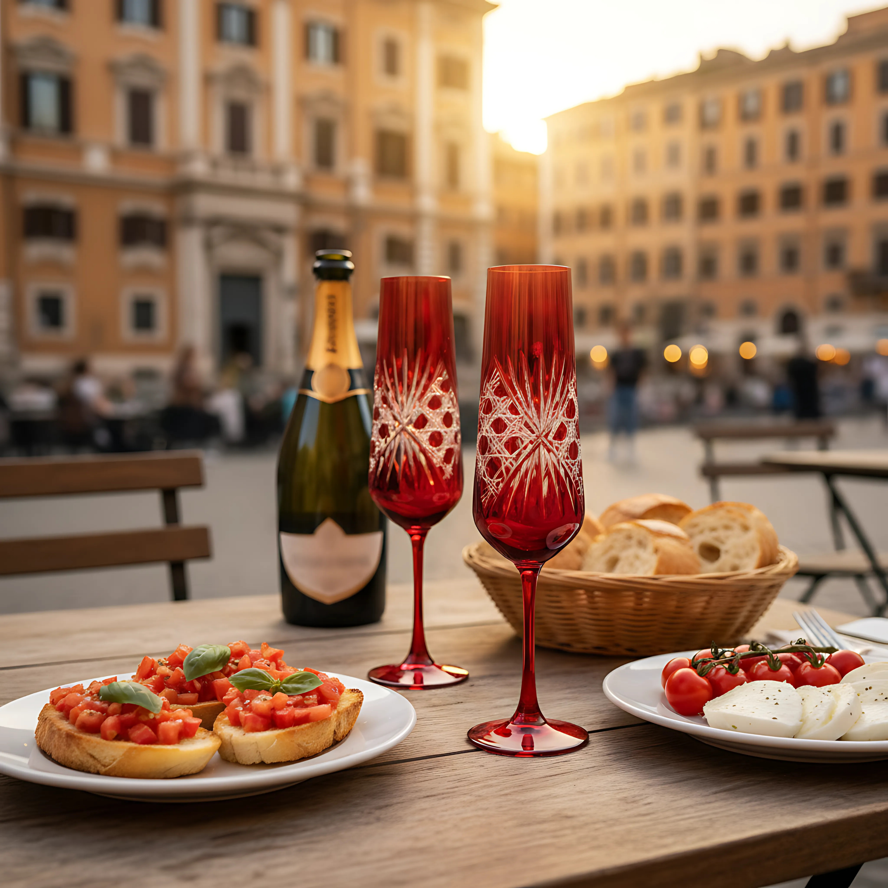 Éclat Champagne Flute - Set Of 2 - Margerie Crystal USA