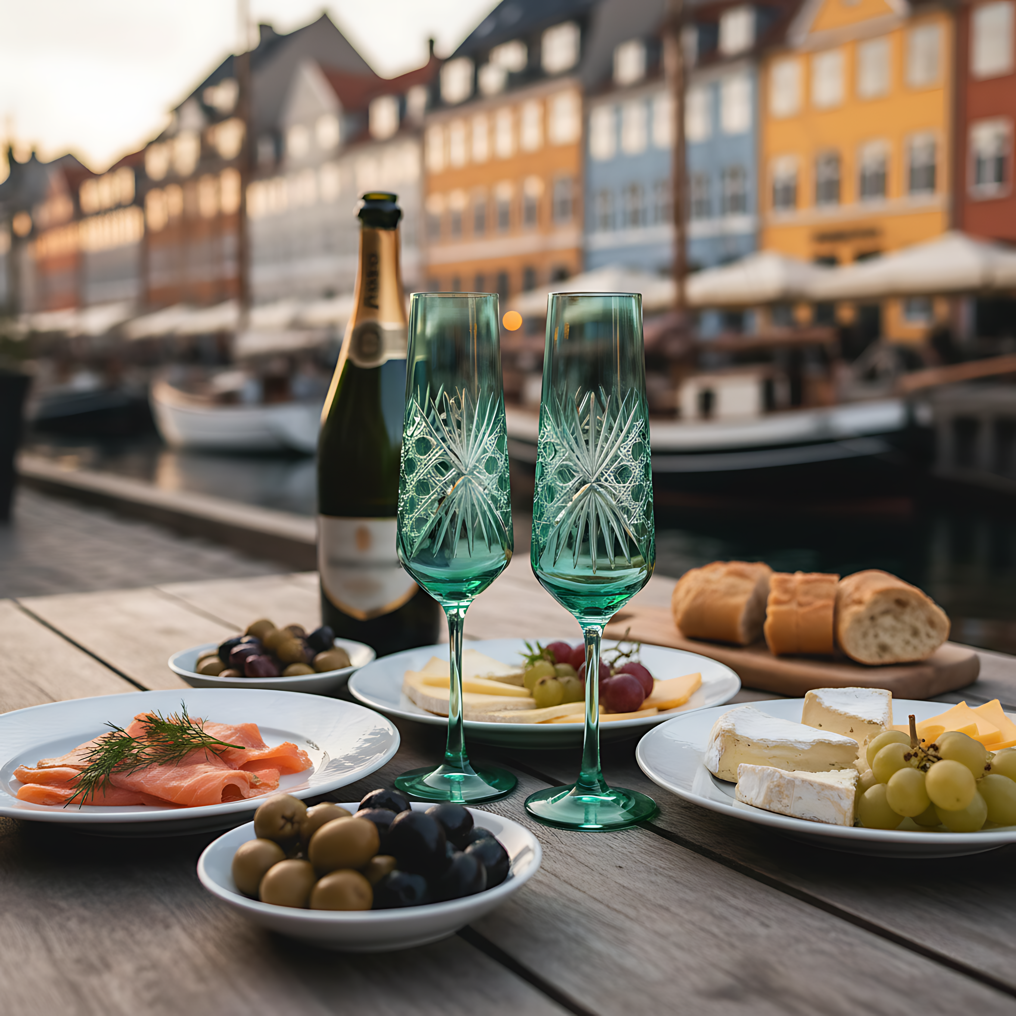 Éclat Champagne Flute - Set Of 2 - Margerie Crystal USA