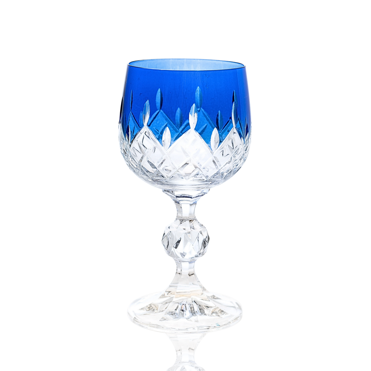 Aria Cut Crystal Wine Goblet - Set Of 2