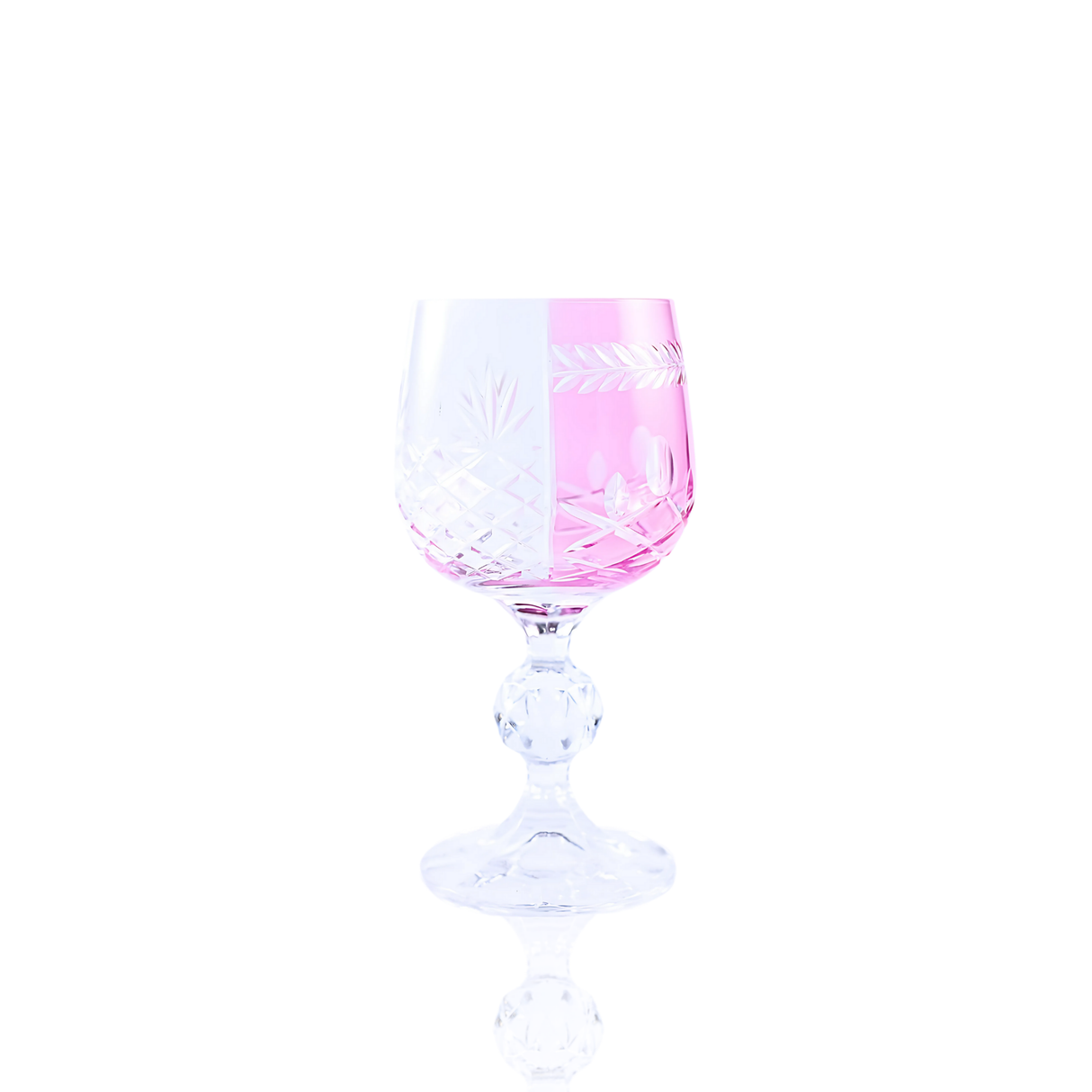 Hybrid Cut Crystal Small Wine Goblet