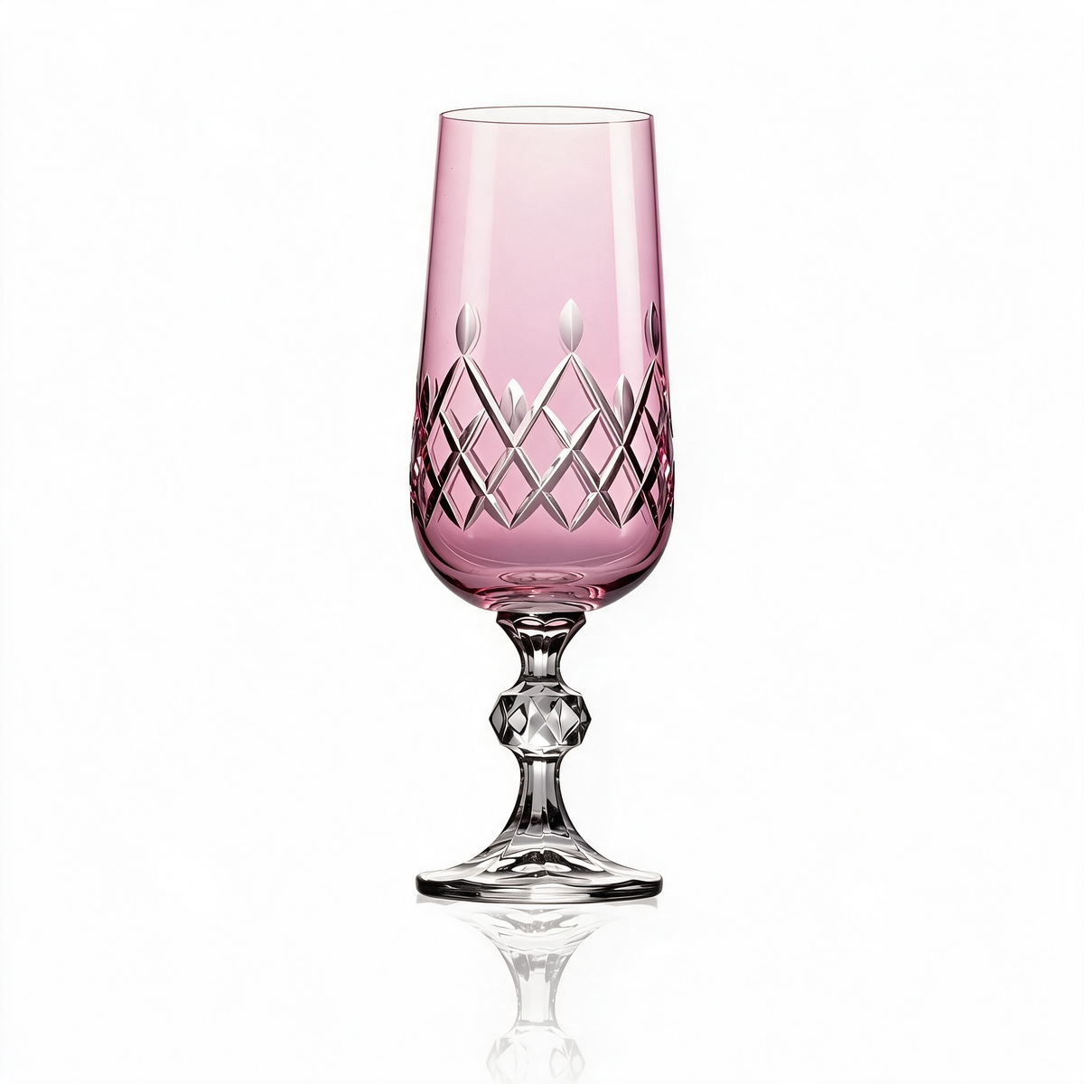 Flûte à champagne en cristallin taillé Aria